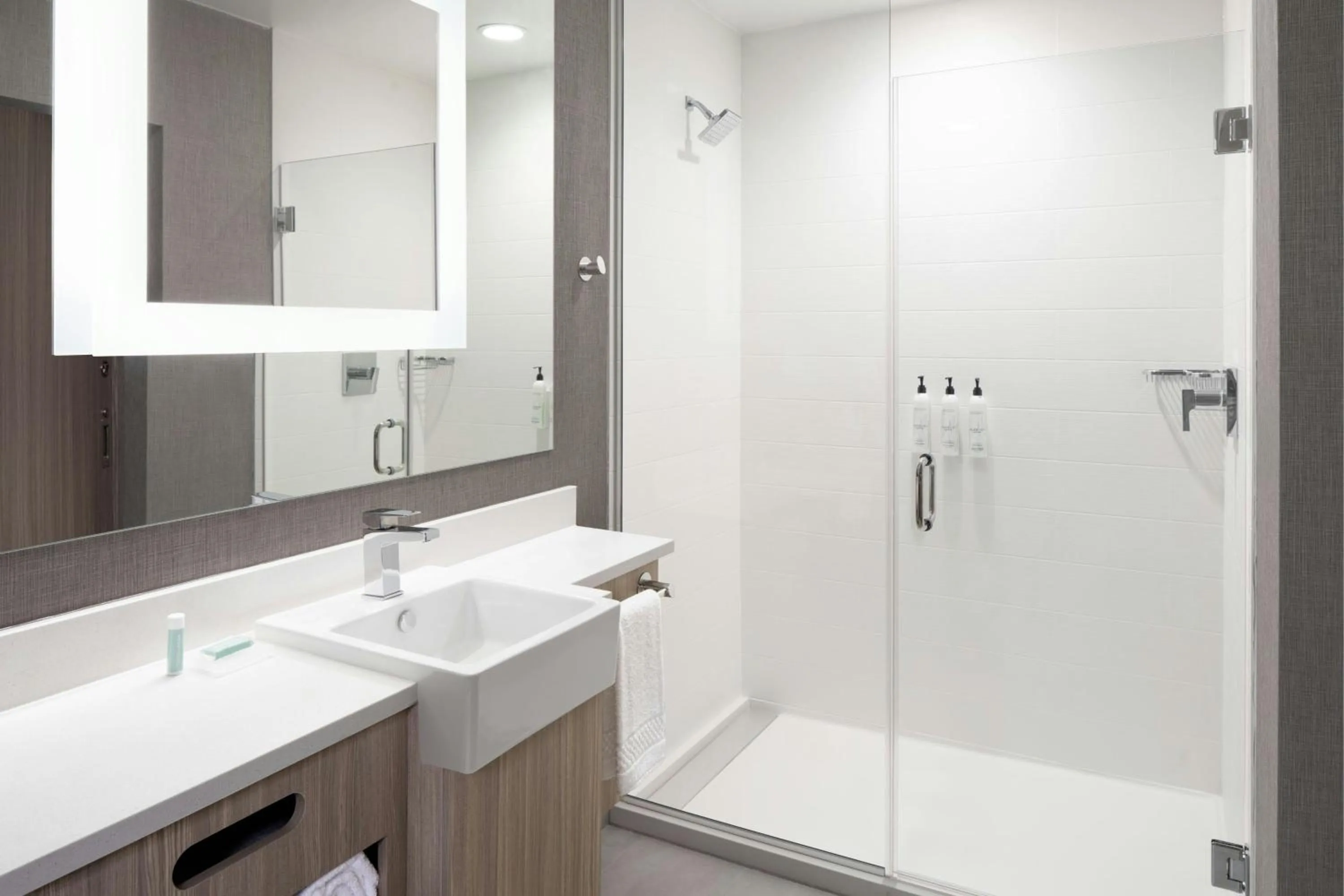 Bathroom in SpringHill Suites by Marriott Raleigh Garner