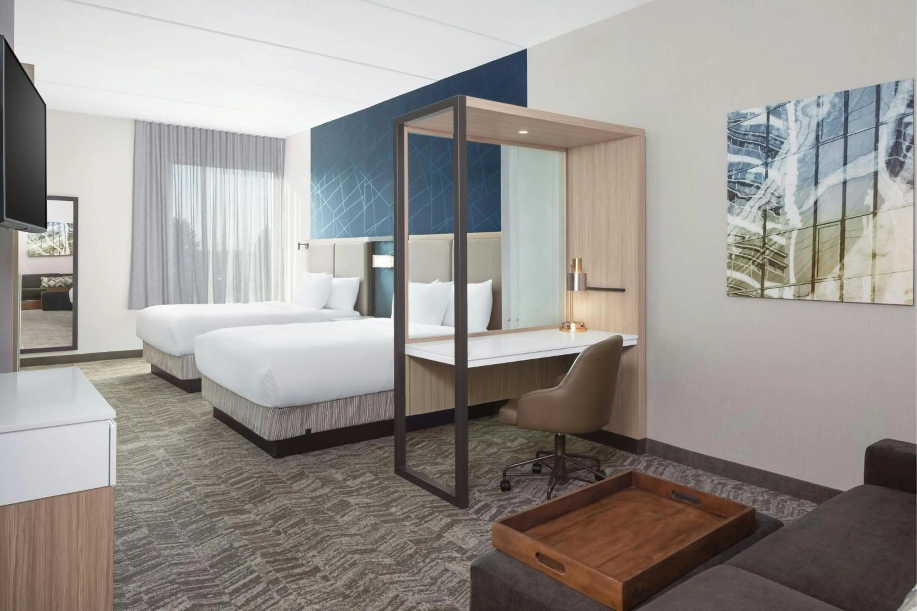 Photo of the whole room, Bed in SpringHill Suites by Marriott Raleigh Garner