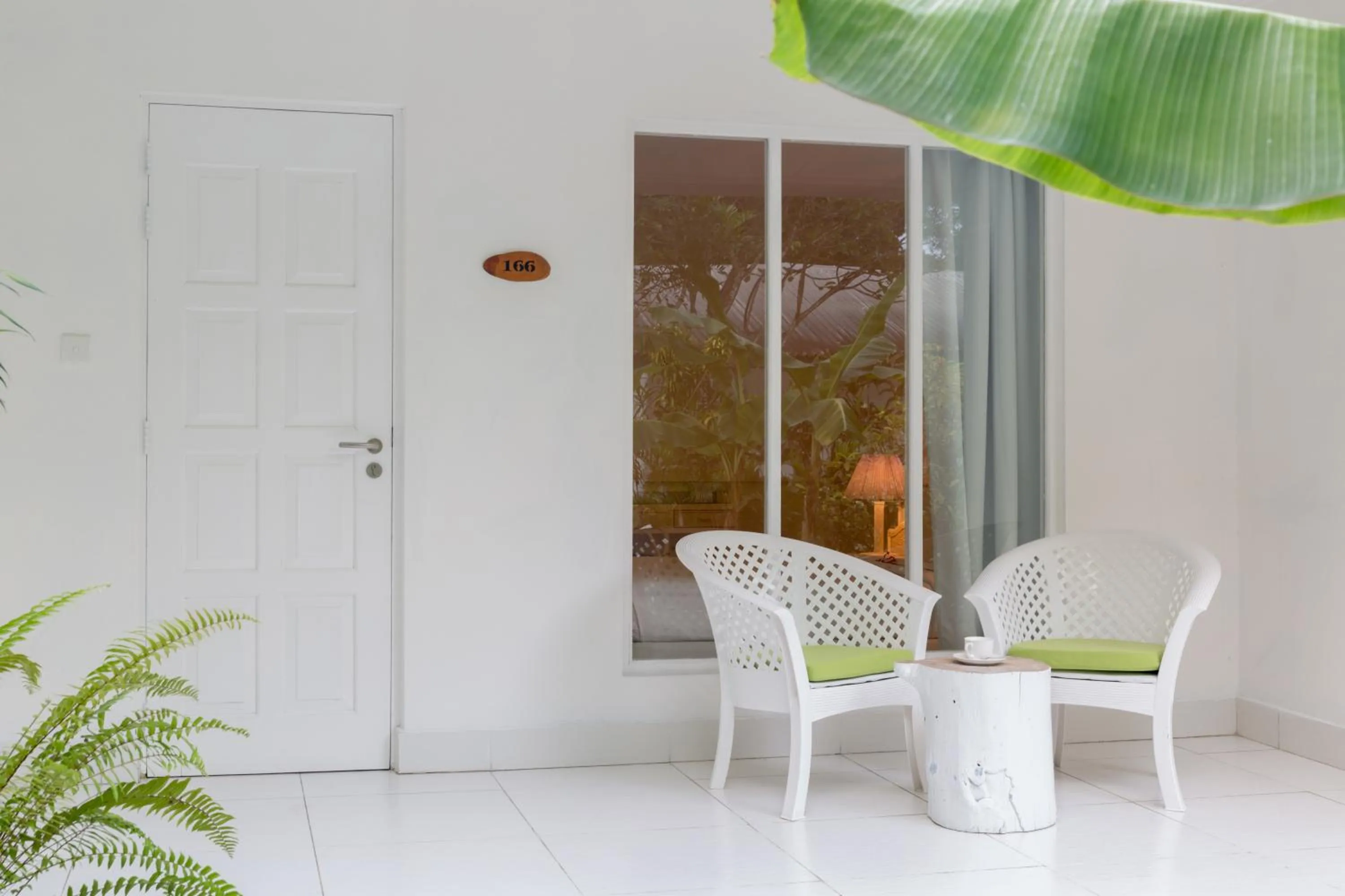 Balcony/Terrace in Equator Village Maldives