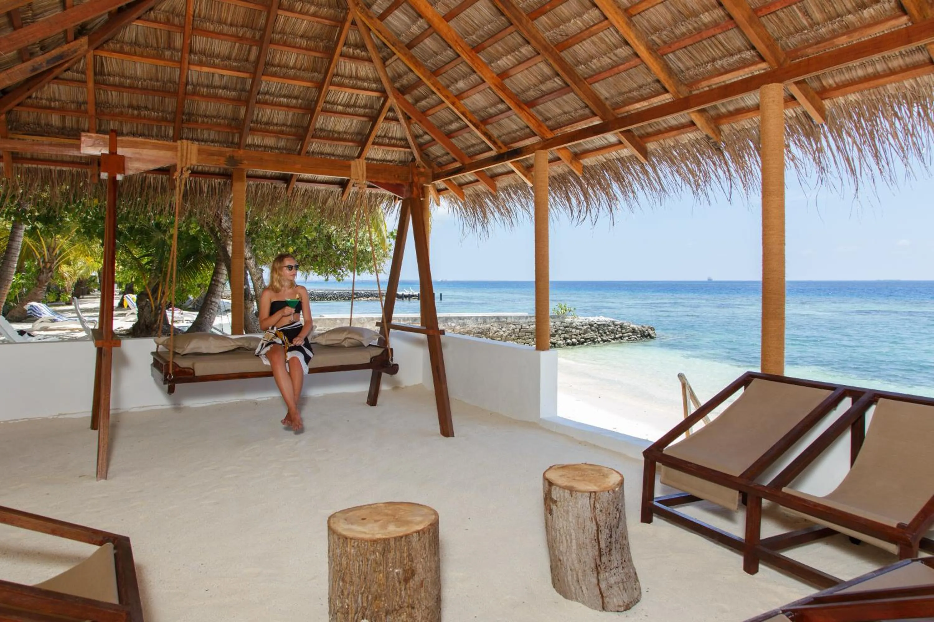 Beach in Equator Village Maldives