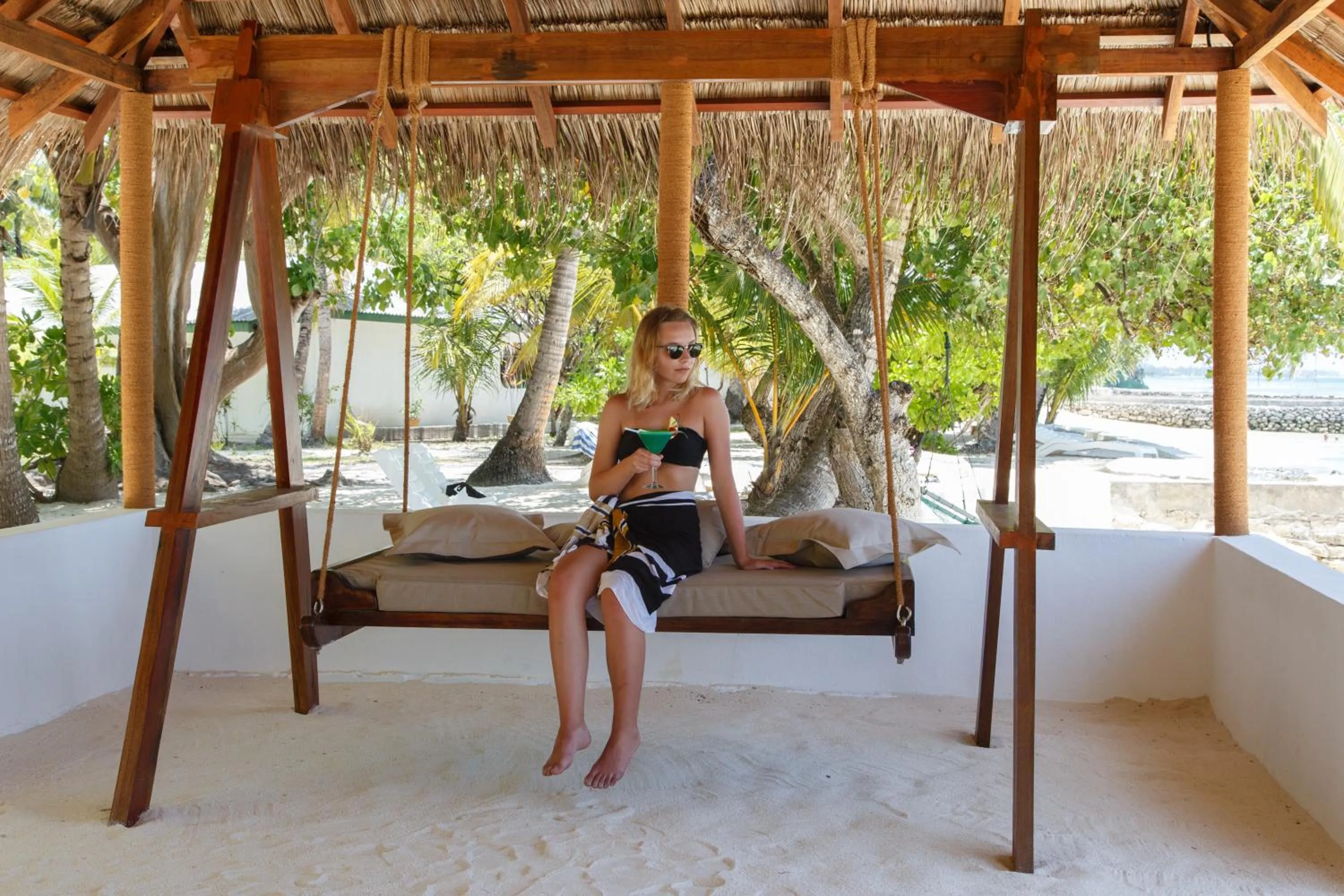 Beach in Equator Village Maldives