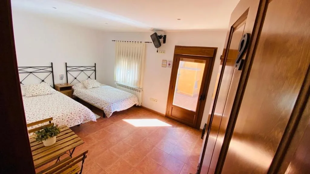 Bed in Hotel Rural El Arca de Noé