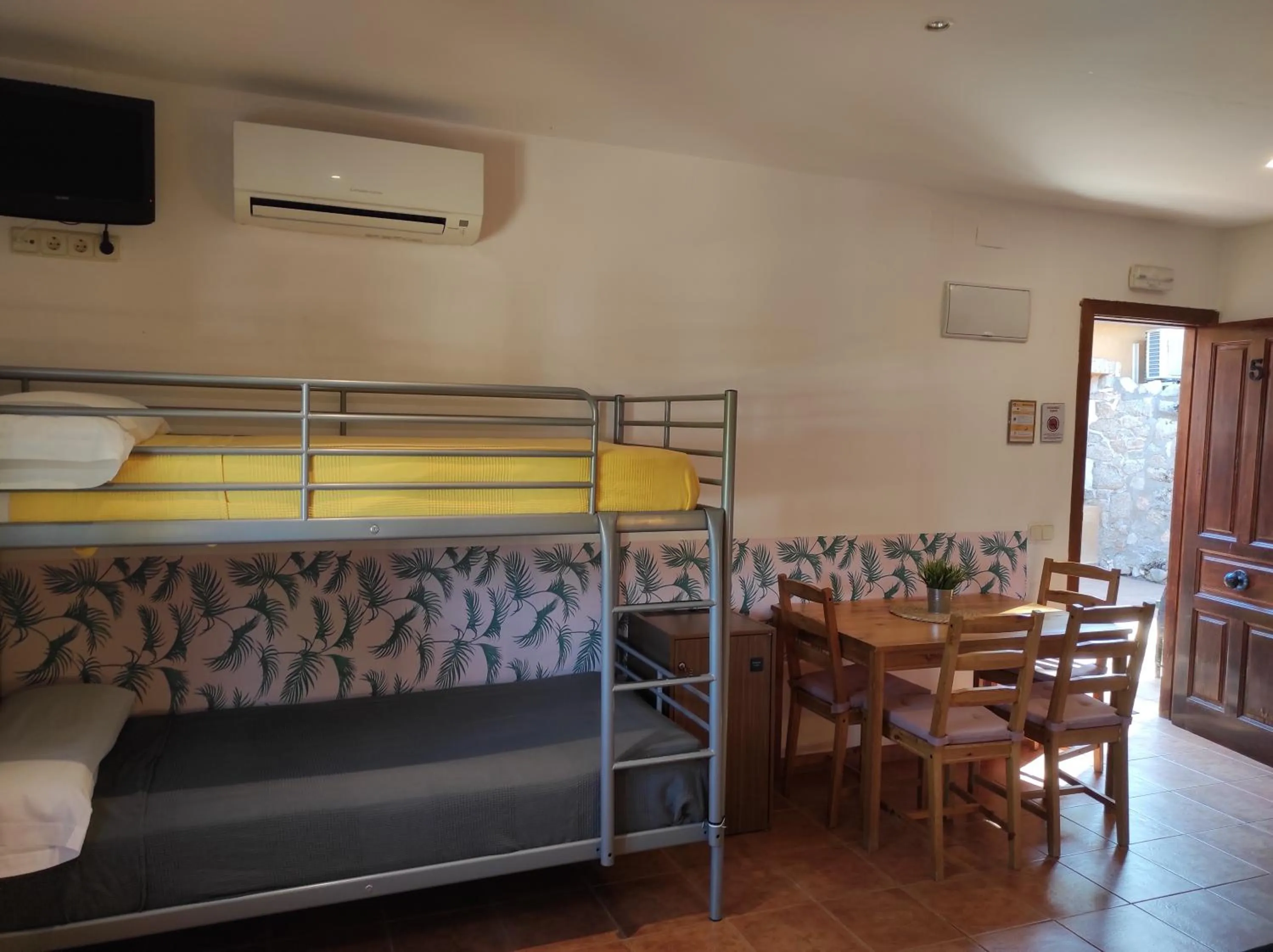 Bed in Hotel Rural El Arca de Noé