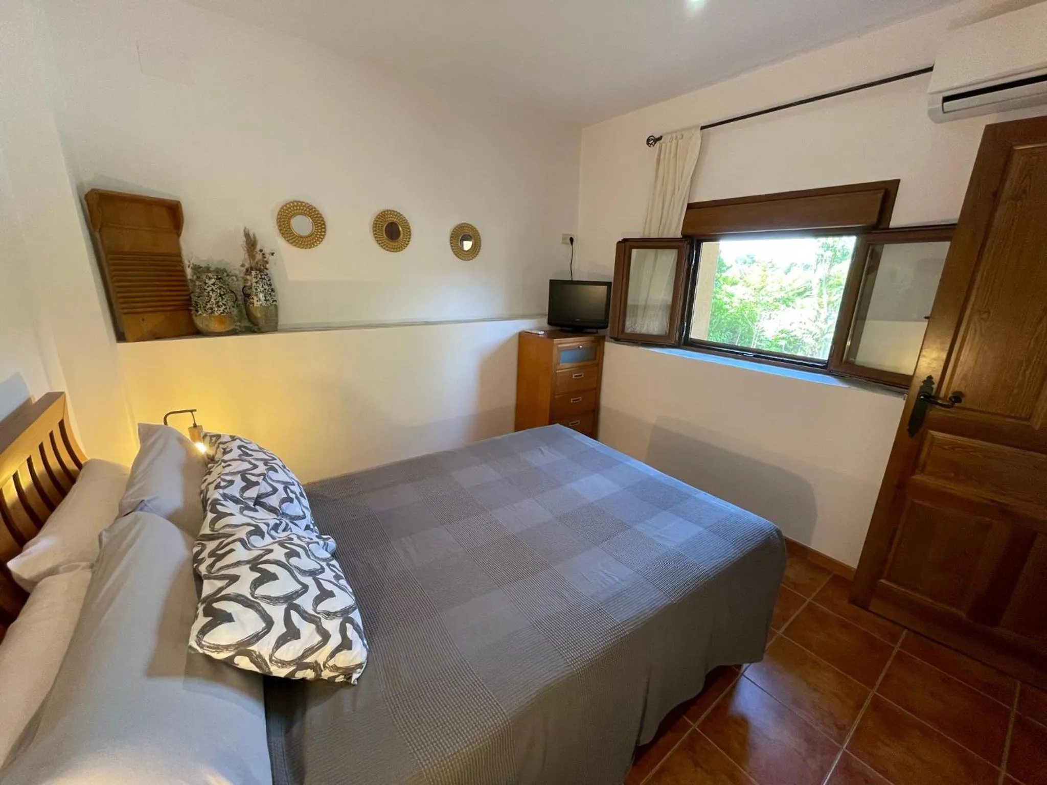 Bed in Hotel Rural El Arca de Noé