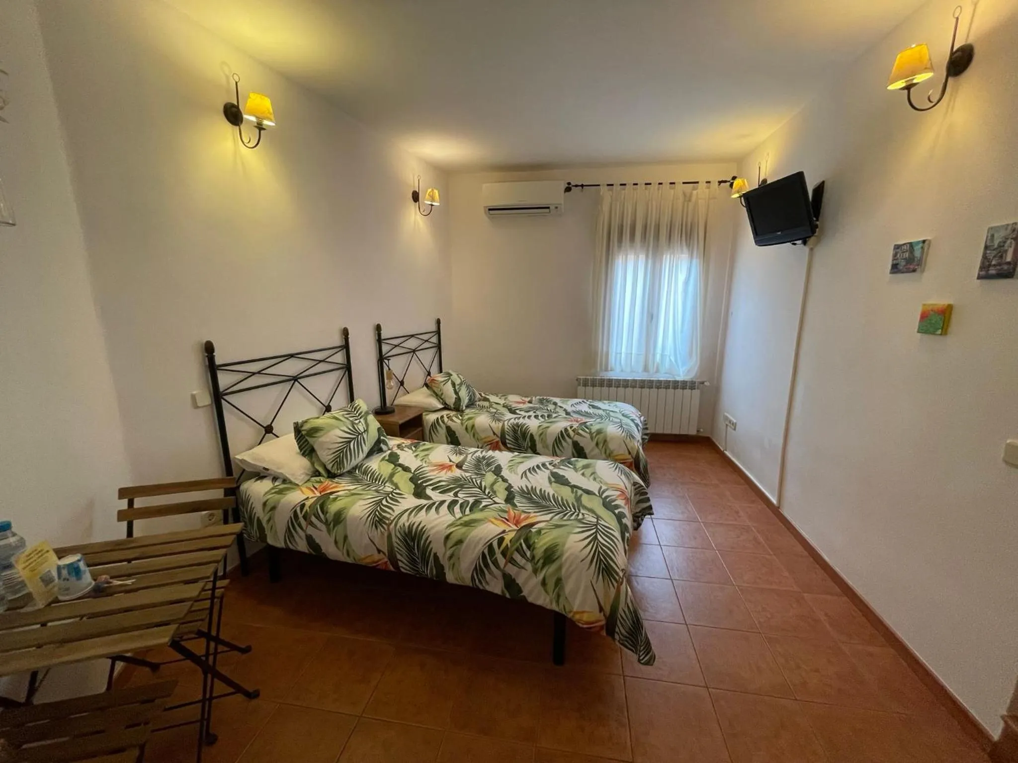 Bed in Hotel Rural El Arca de Noé