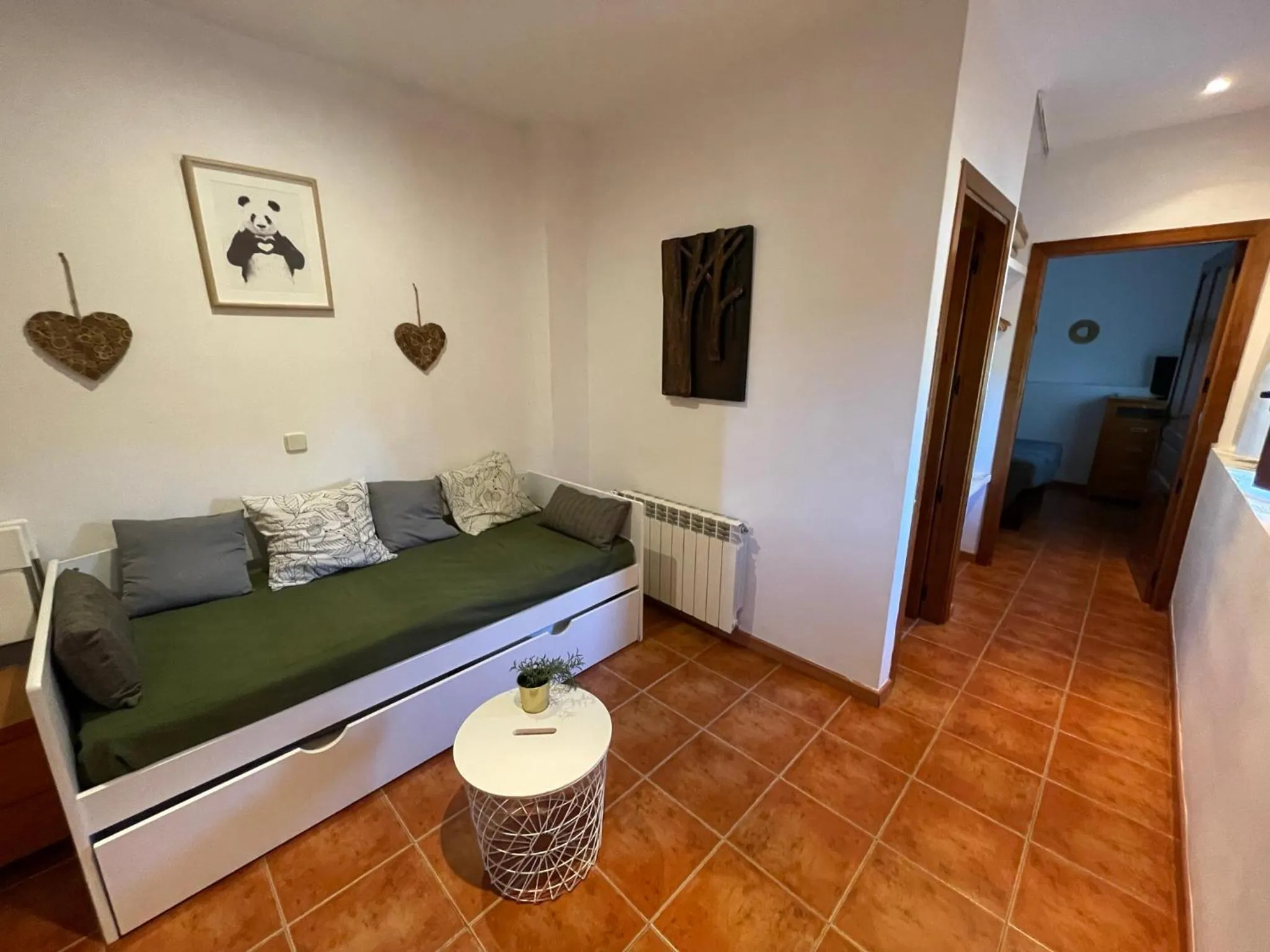 Bed in Hotel Rural El Arca de Noé