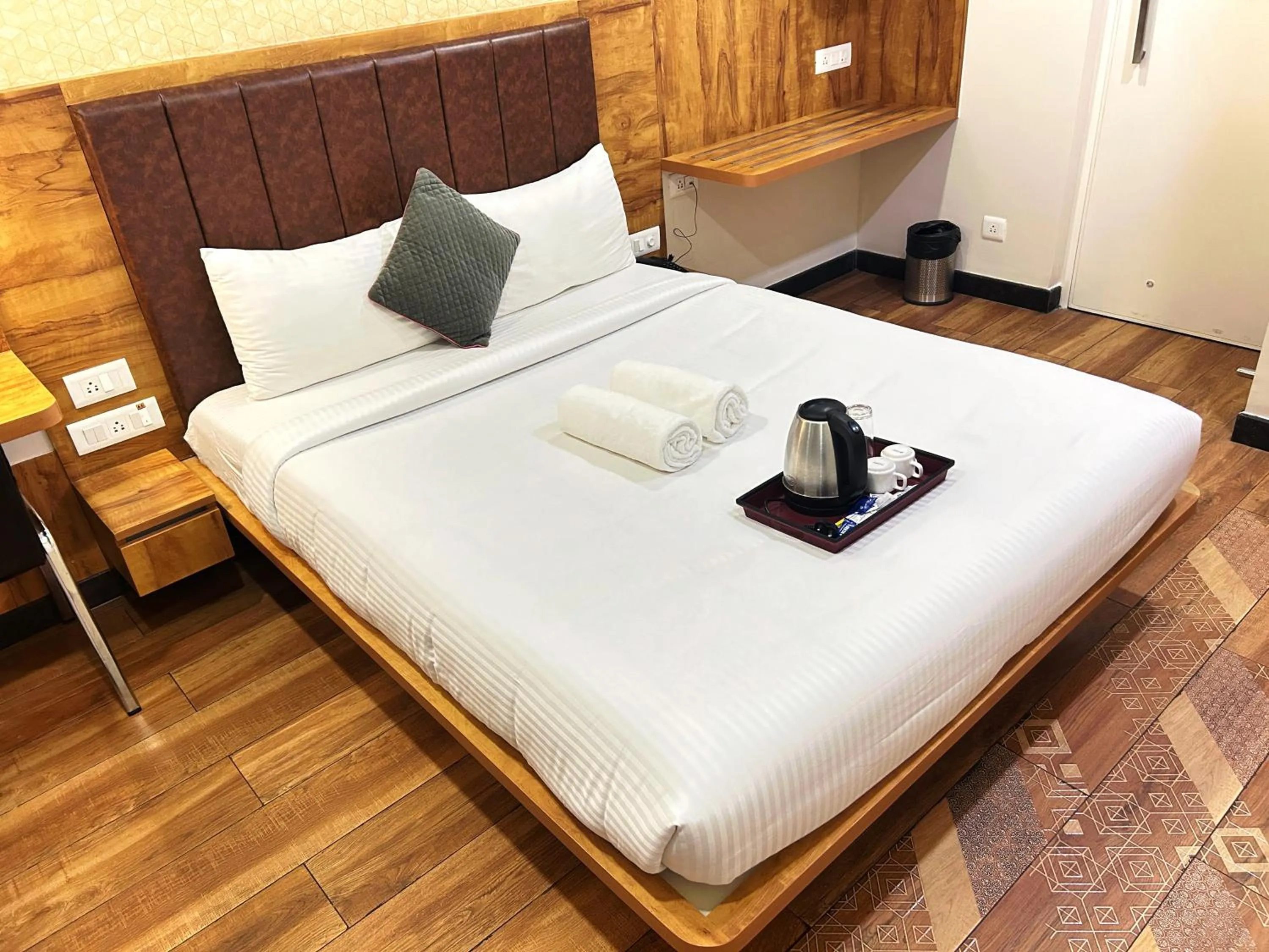 Bed in Hotel Rize Inn