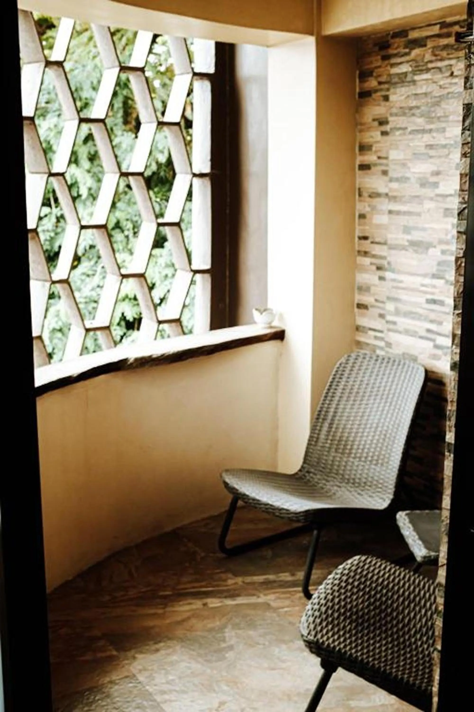 Seating area in Casa Luciana Hotel