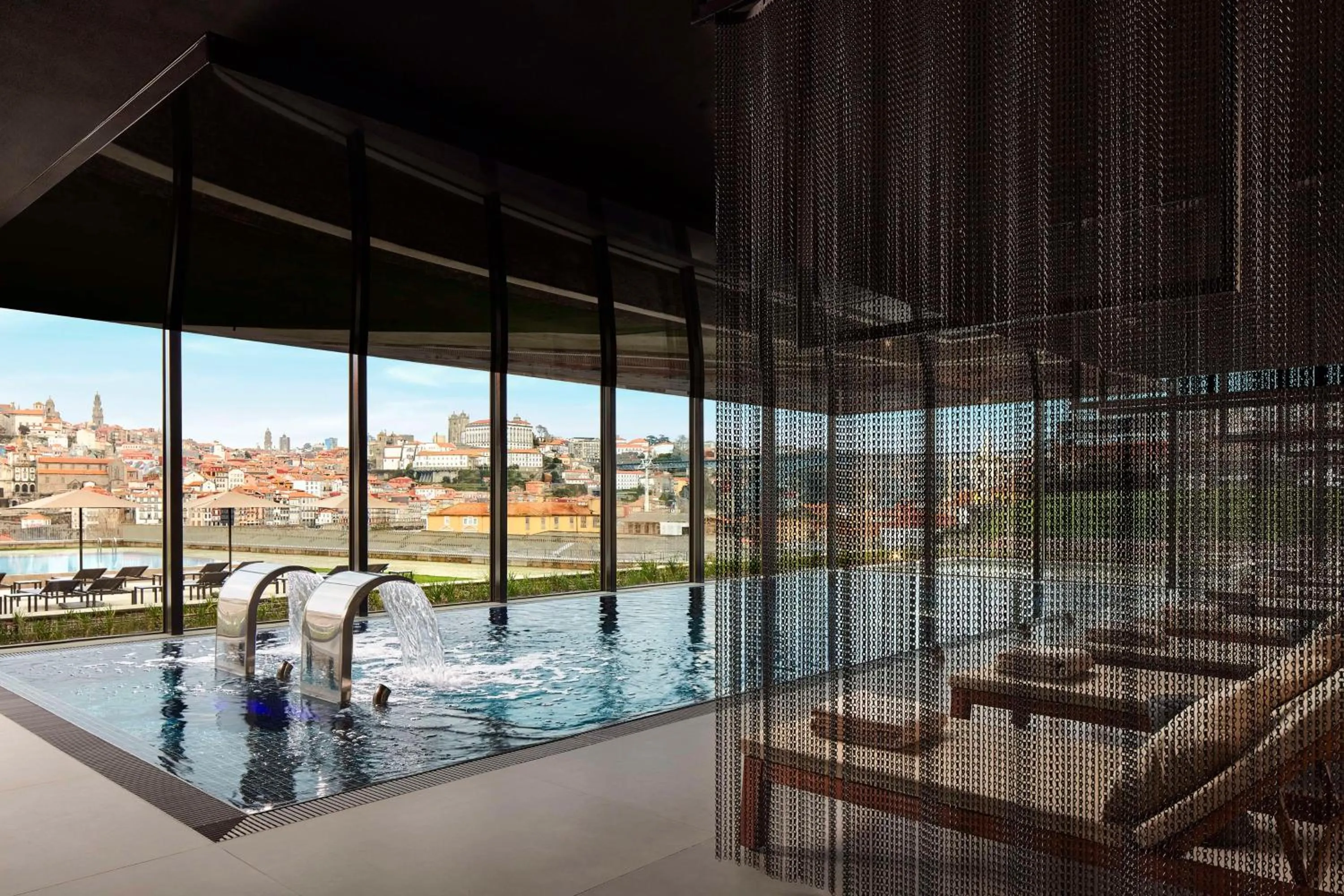 Pool view in Tivoli Kopke Porto Gaia Hotel