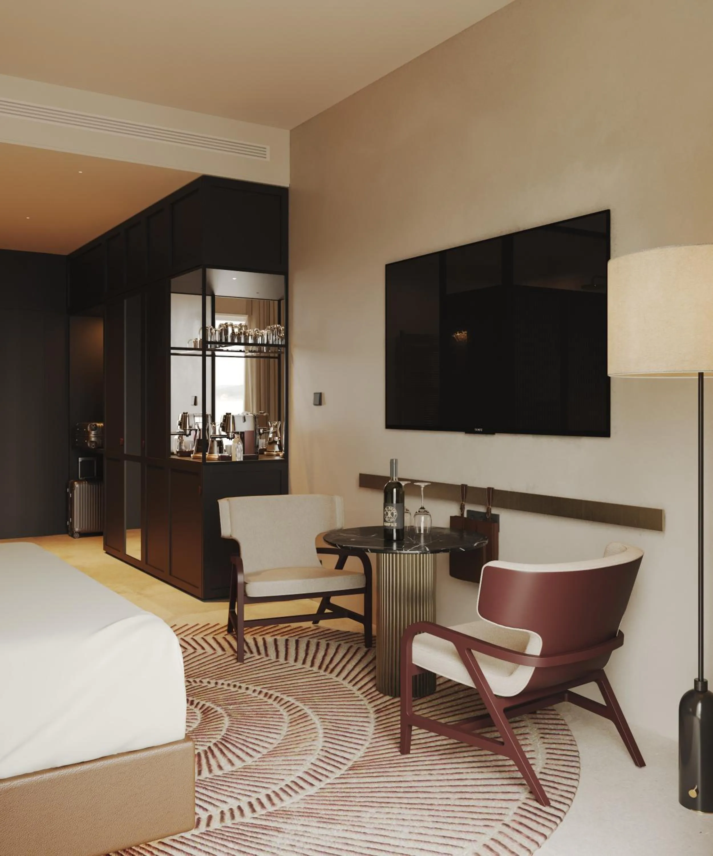 Seating area, Bed in Tivoli Kopke Porto Gaia Hotel