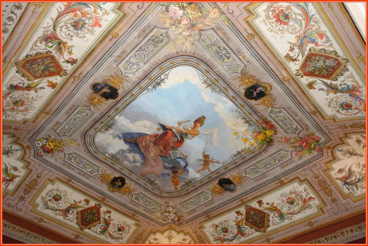 Decorative detail in Palazzo Bella