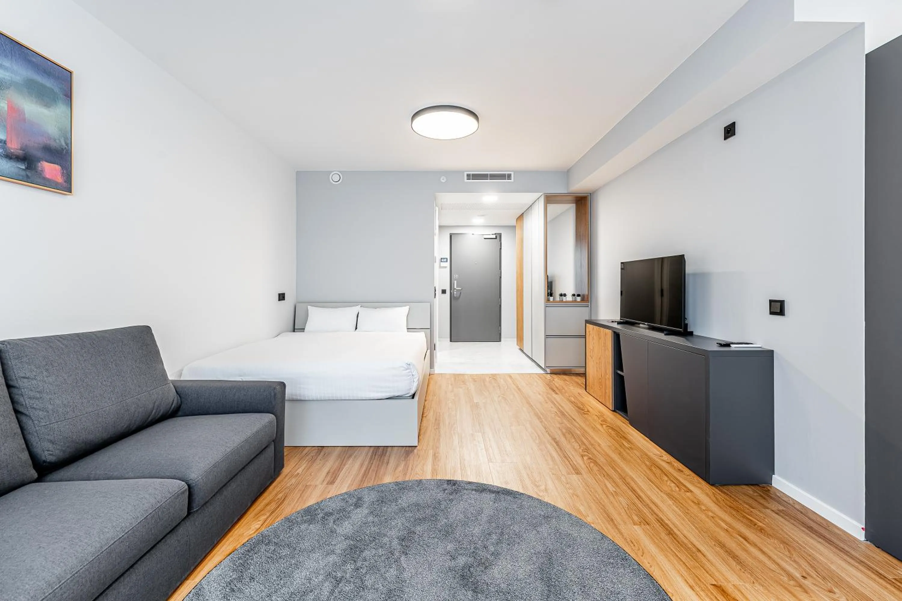 Bedroom, Bed in City Pop 2Night Prague - Self check-in