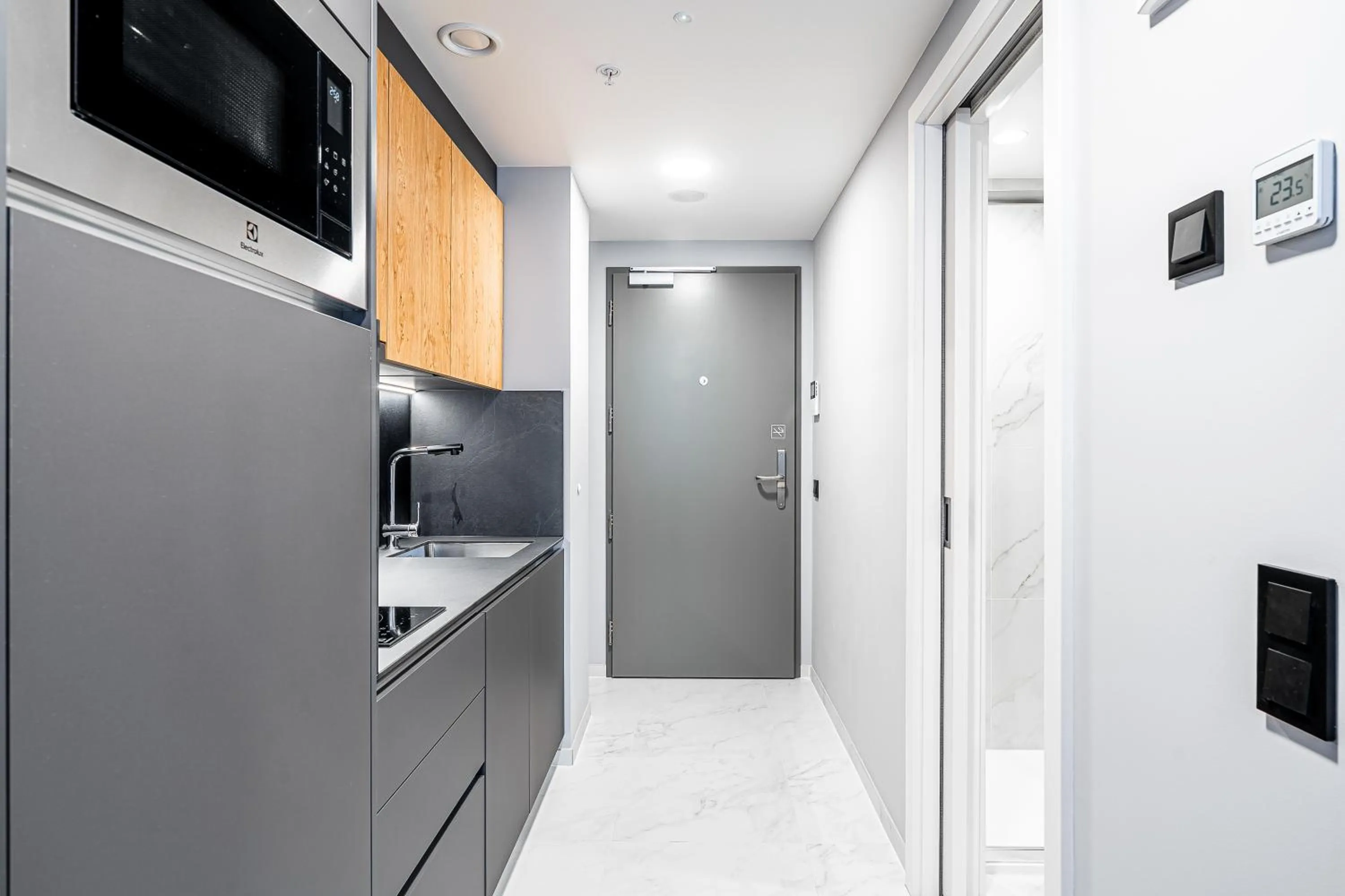 kitchen in City Pop 2Night Prague - Self check-in