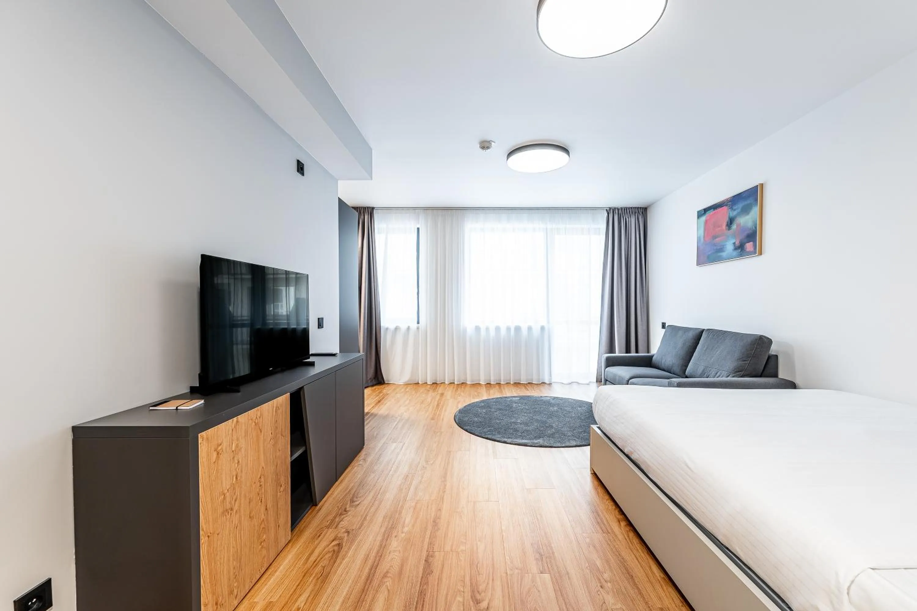 Bedroom, Bed in City Pop 2Night Prague - Self check-in