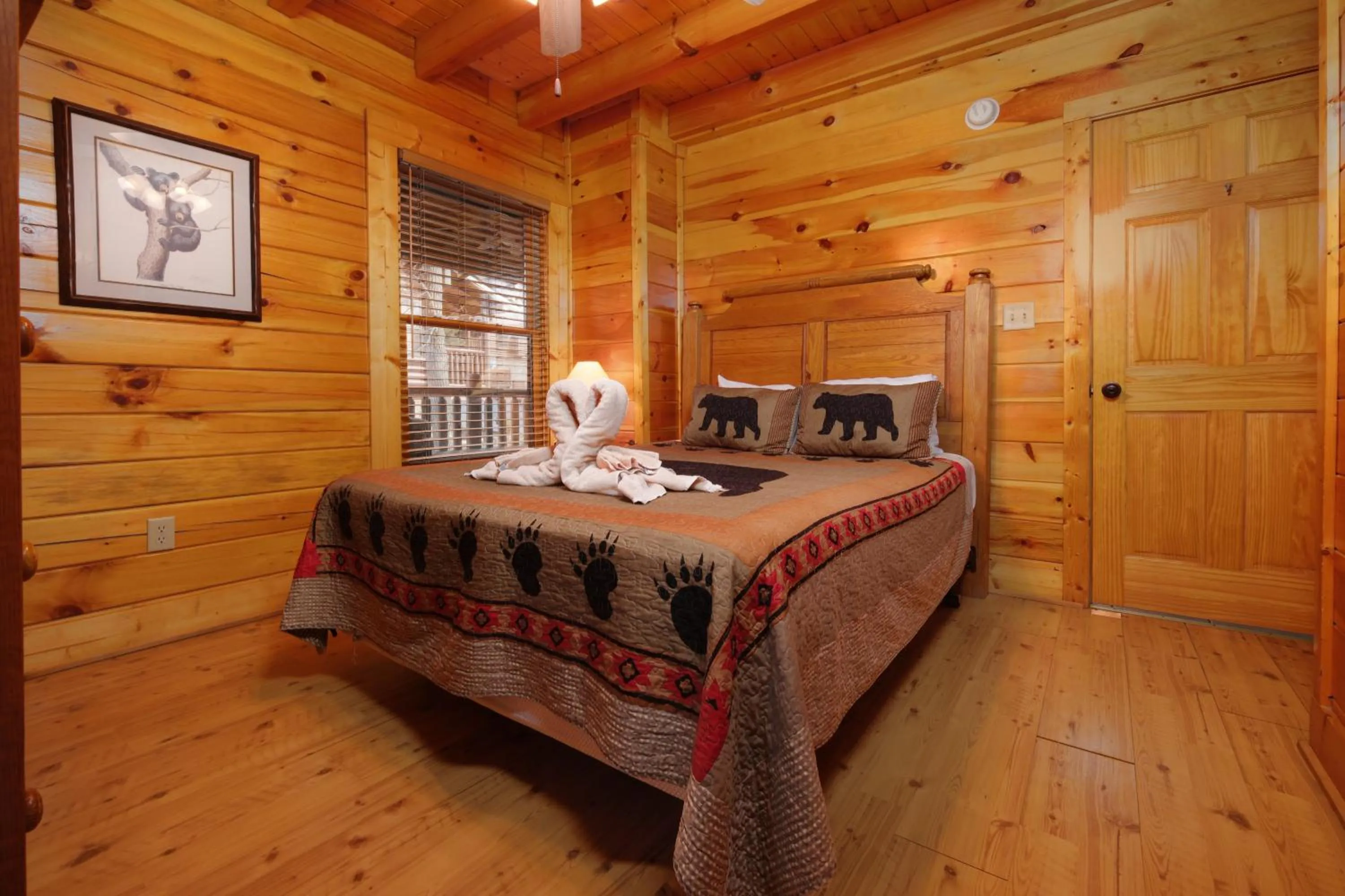 Bed in A Cozy Retreat