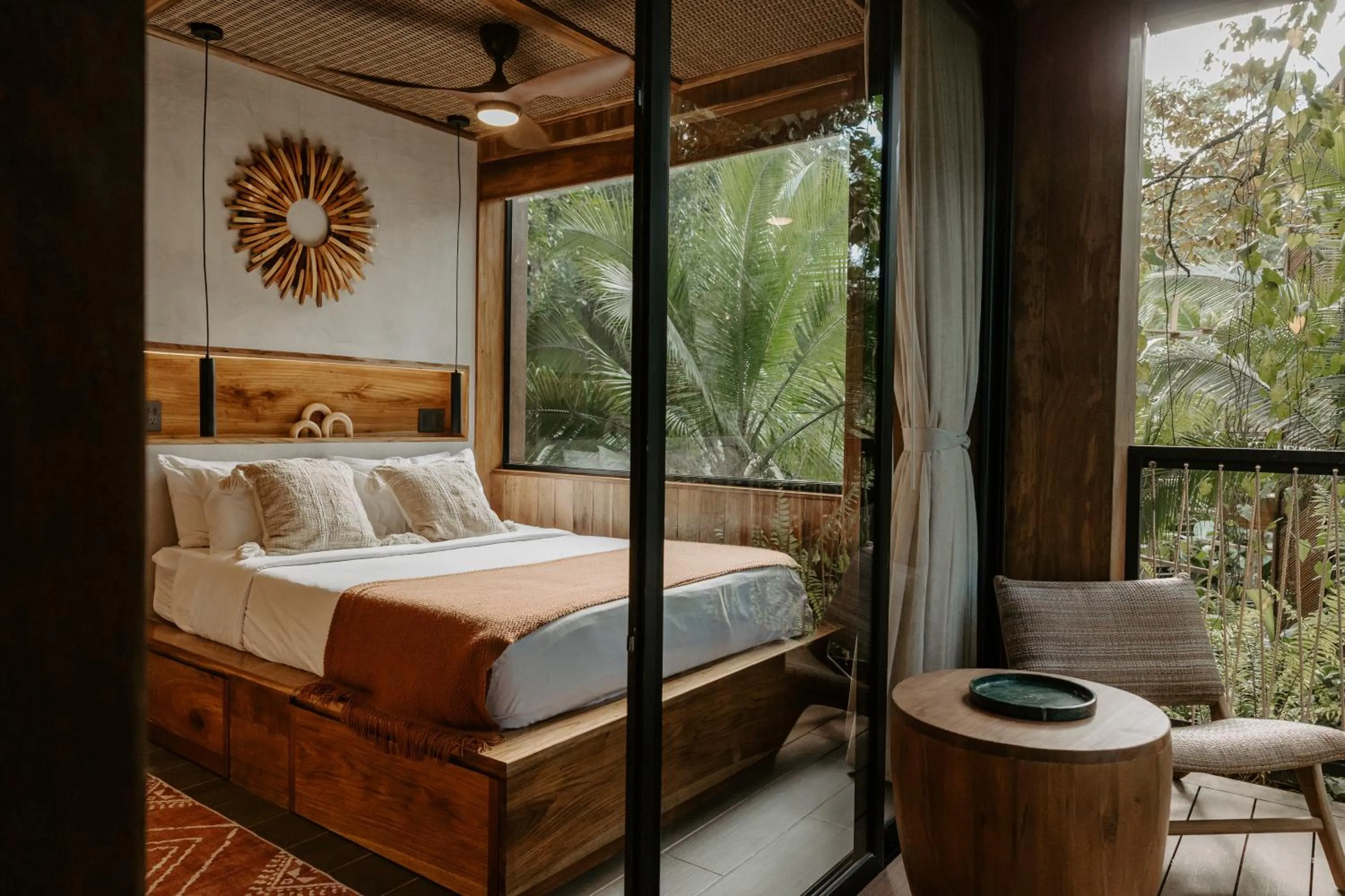 Bed in Palmar Beach Lodge