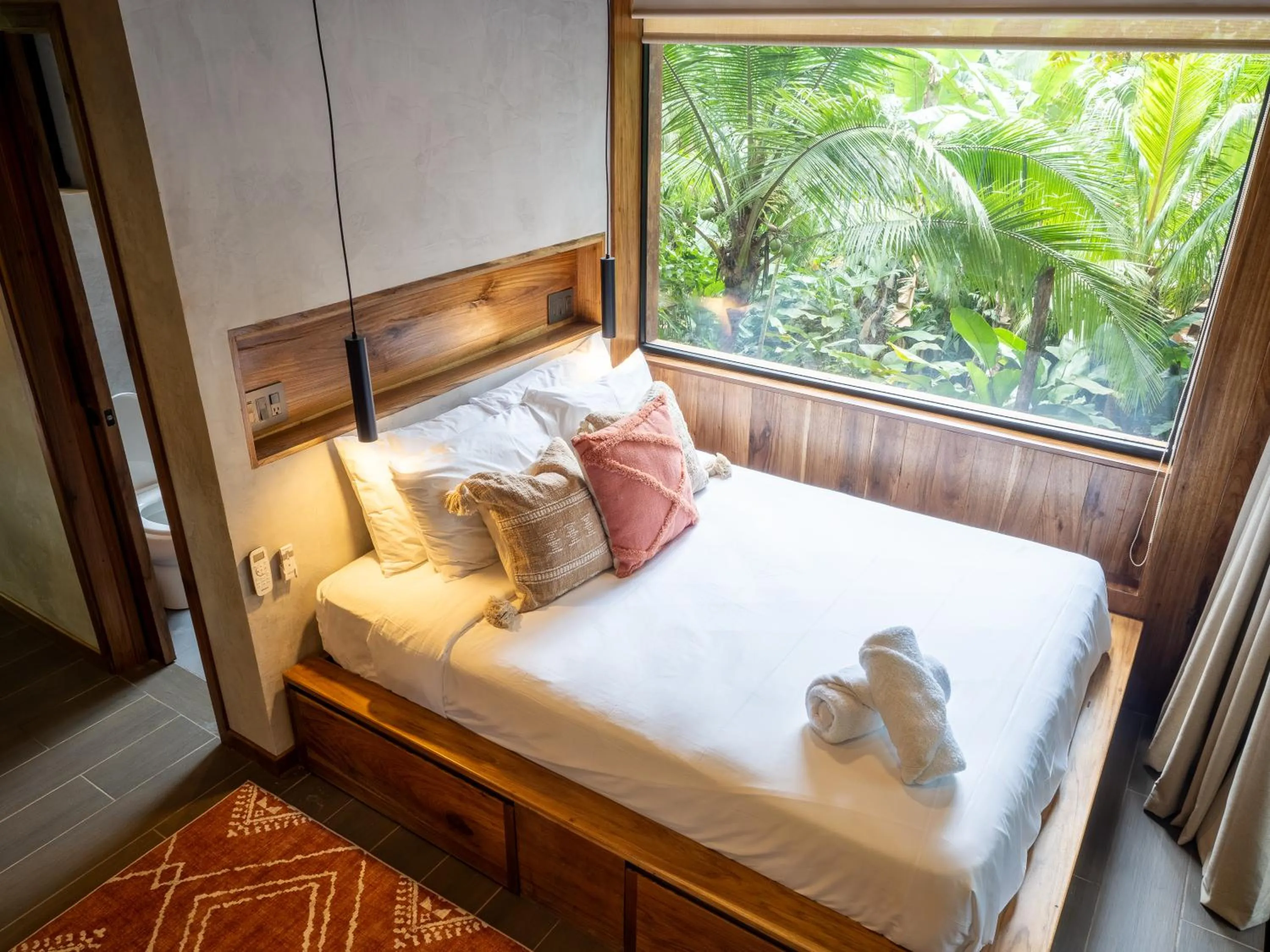 Bed in Palmar Beach Lodge