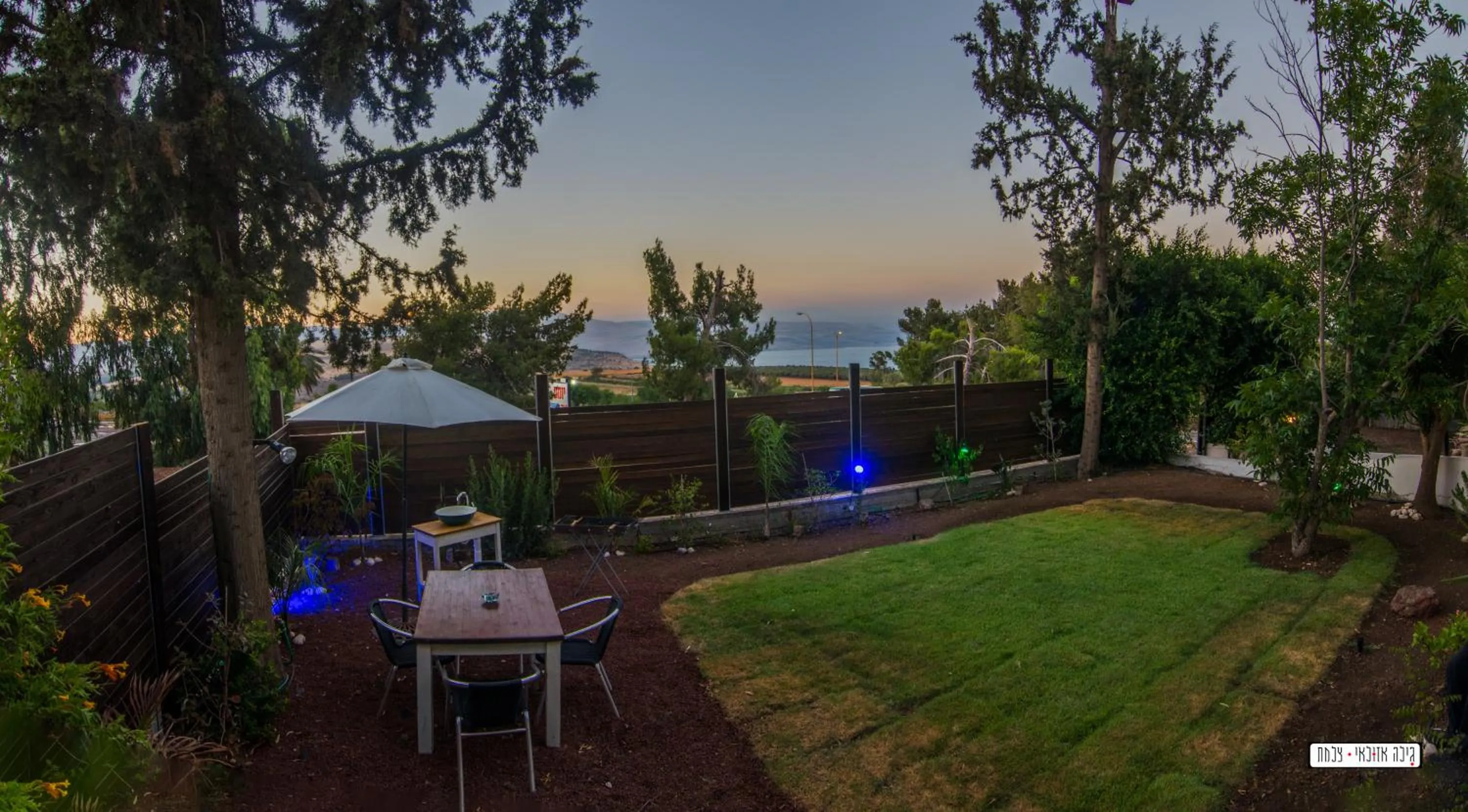 Patio in Beautiful Lake View Wooden House