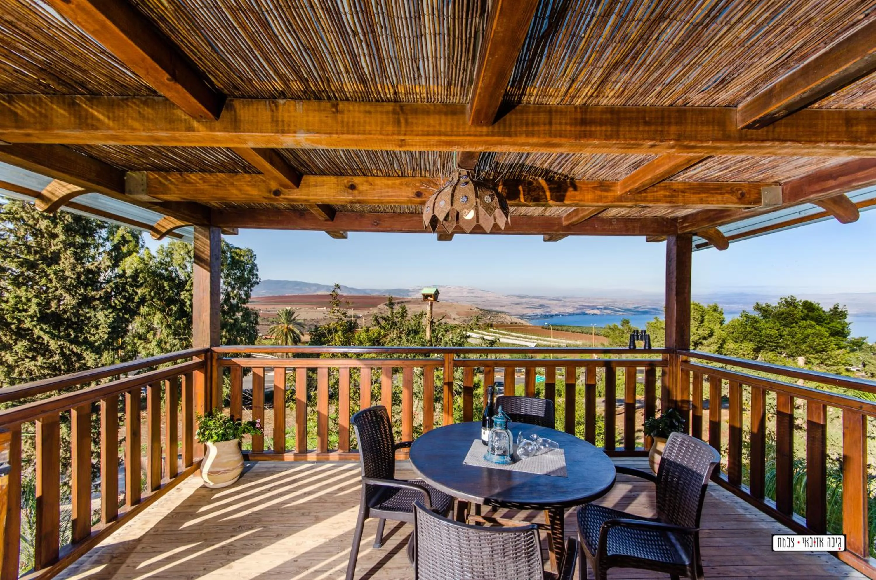 Day in Beautiful Lake View Wooden House