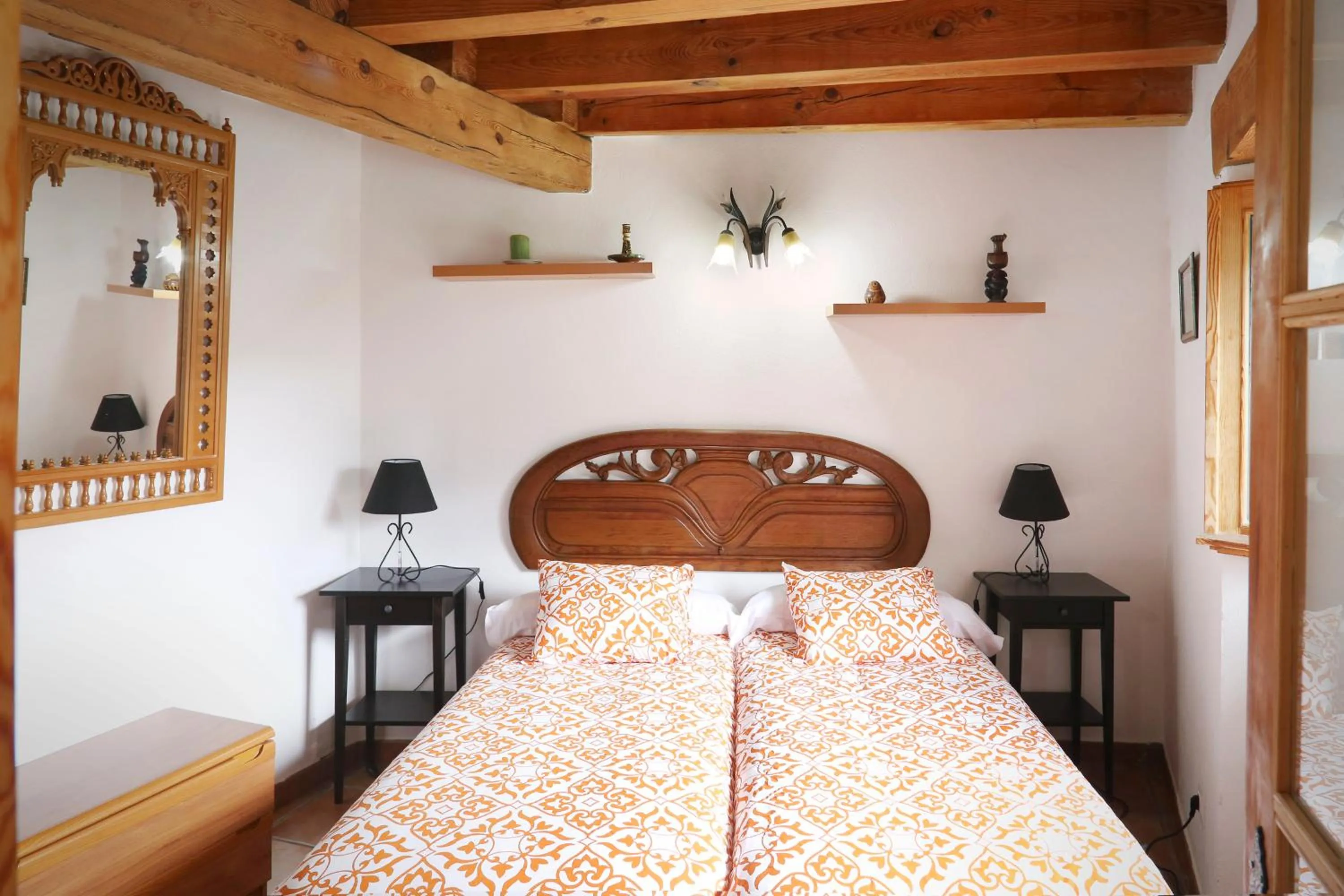 Bed in Hotel Rural La Puebla