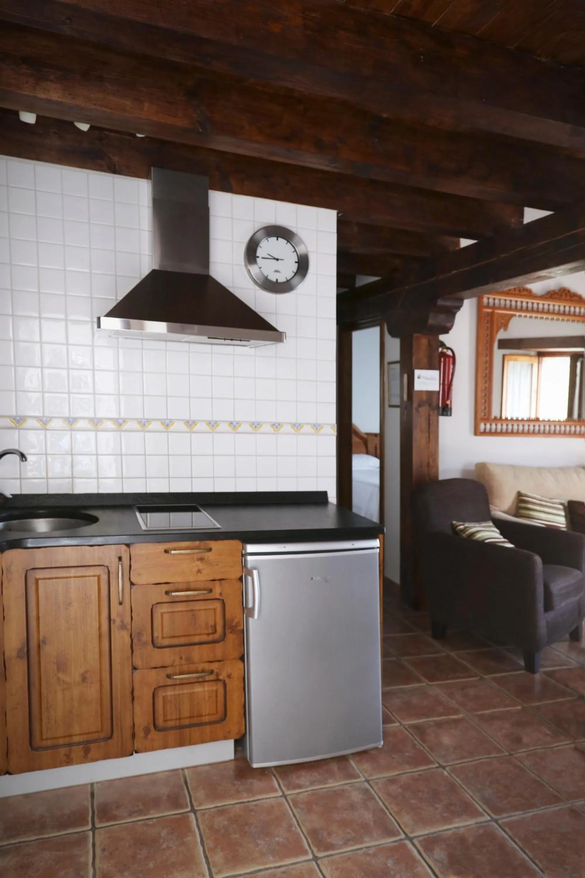 Kitchen or kitchenette in Hotel Rural La Puebla