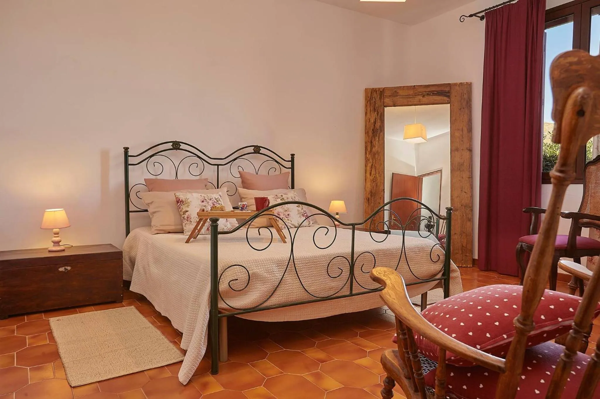 Bed in Villa del Poggio