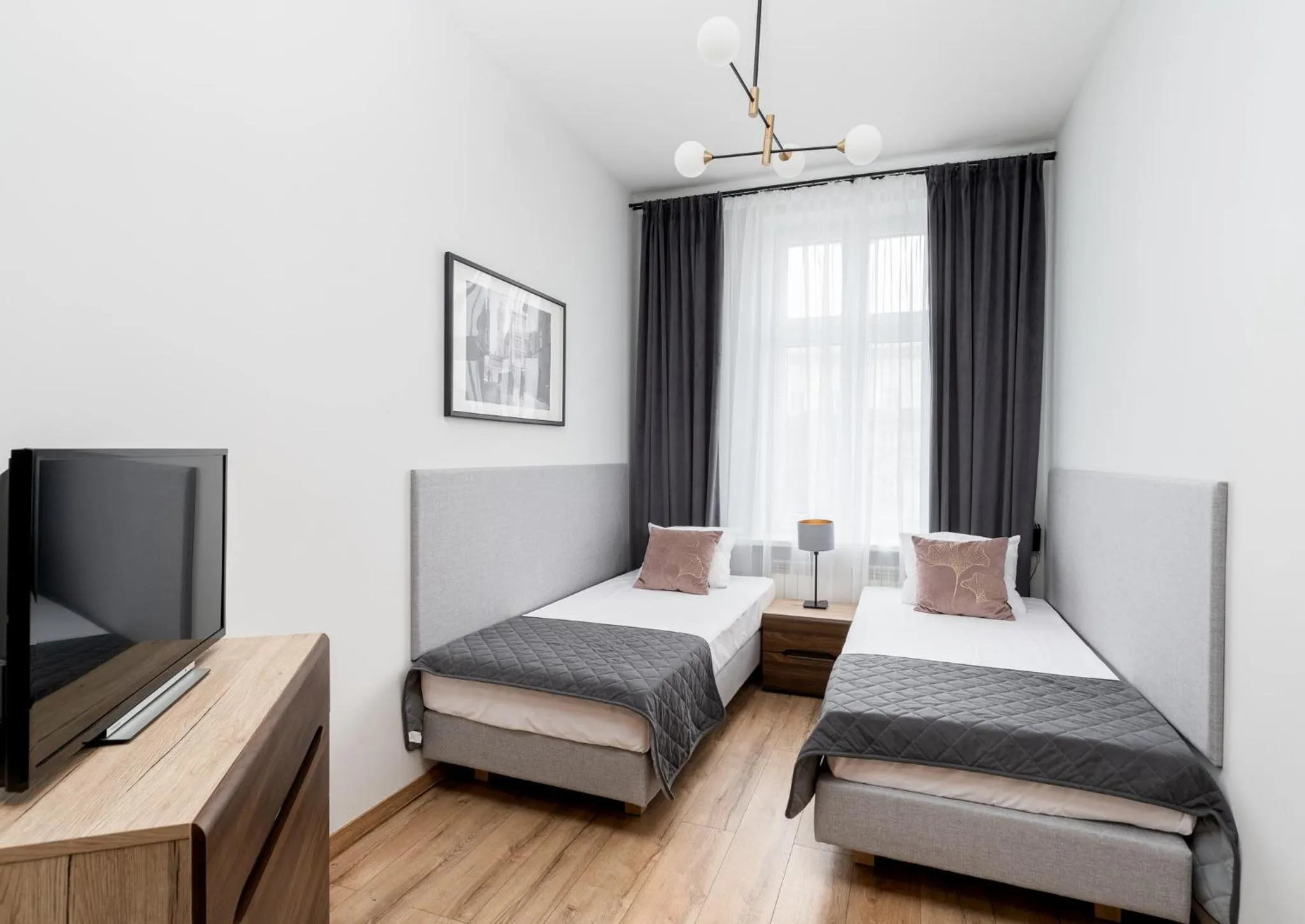 Bedroom, Bed in Wawel Apartments - Old Town