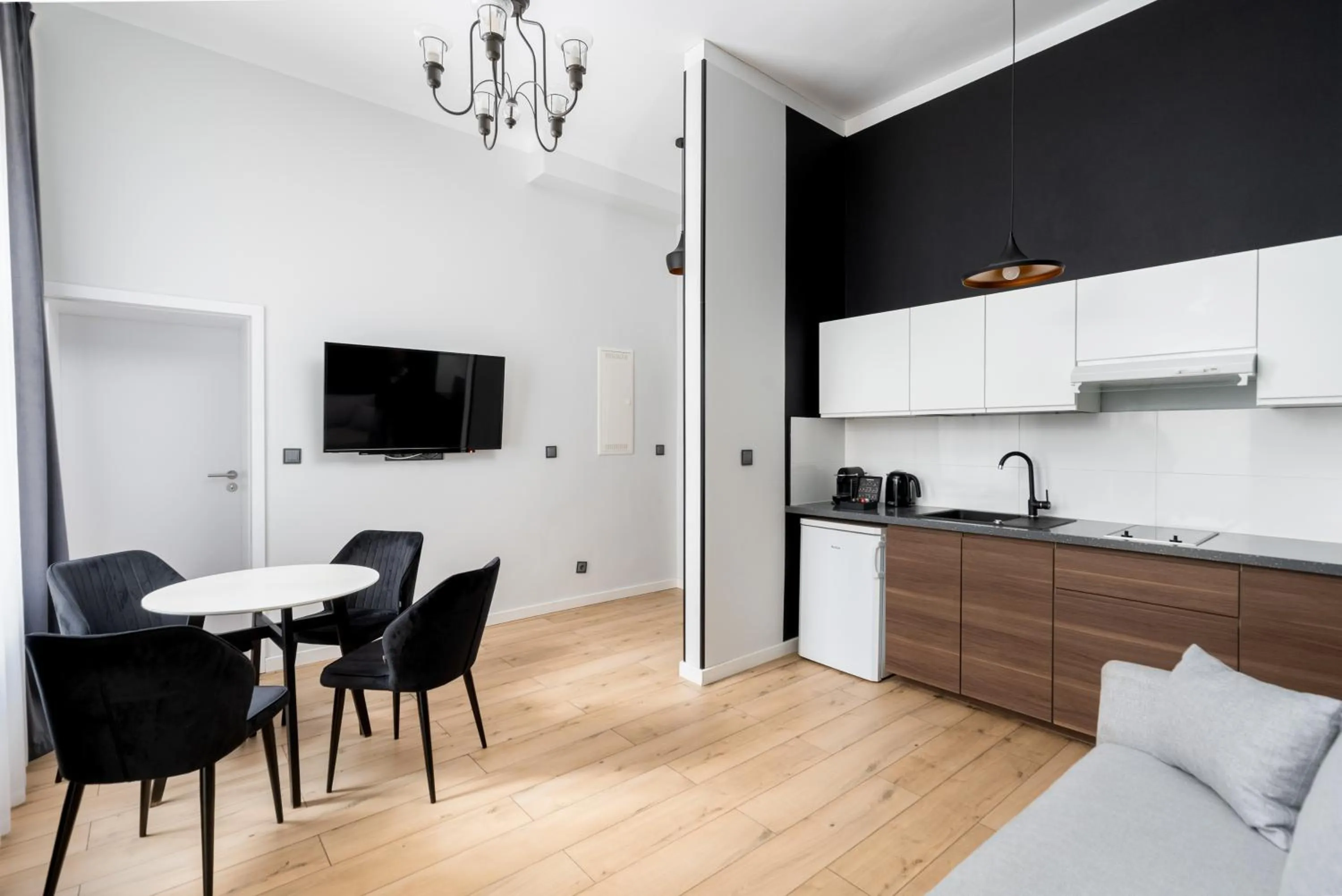 Kitchen or kitchenette in Wawel Apartments - Old Town