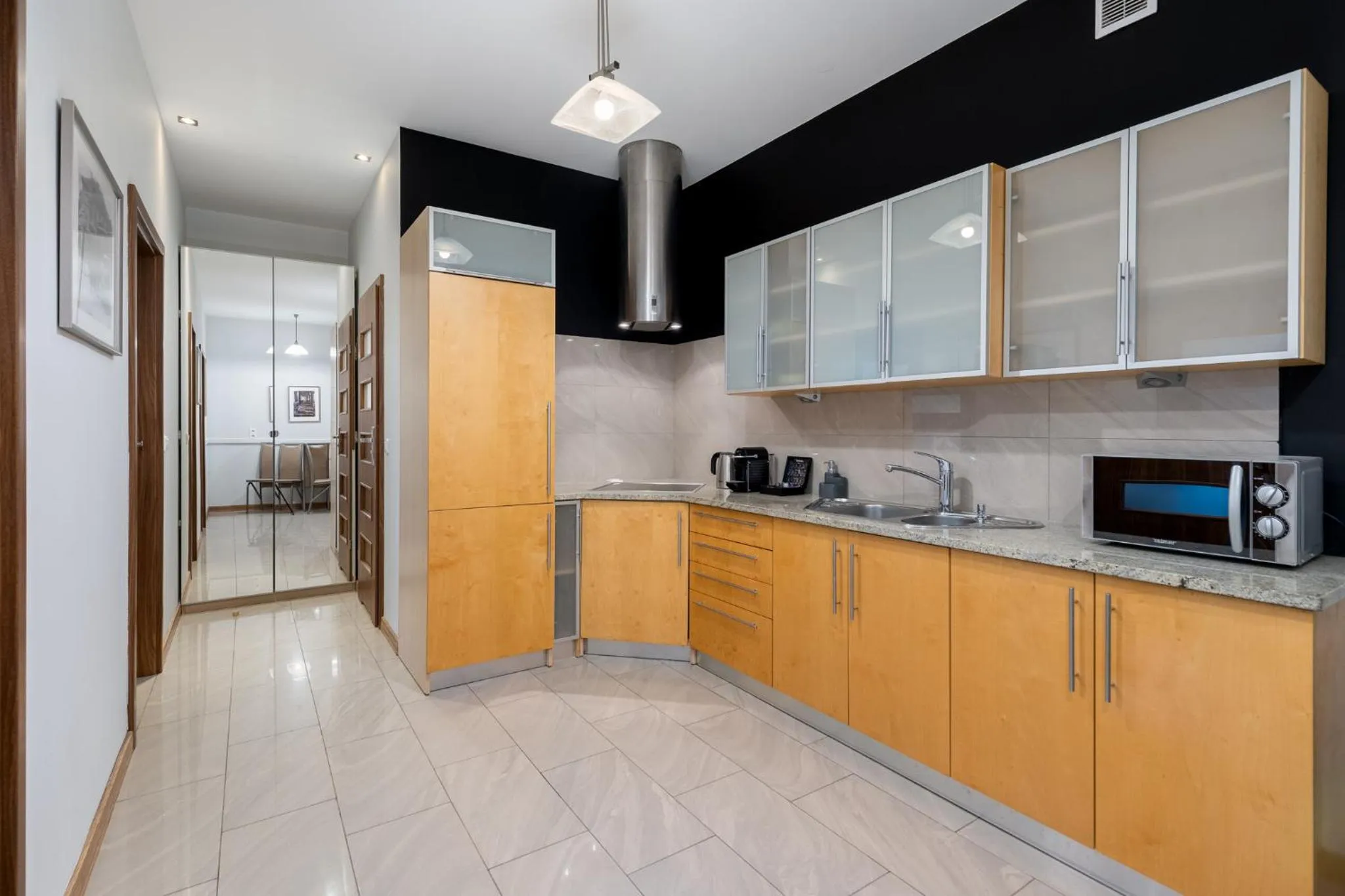 Kitchen or kitchenette in Wawel Apartments - Old Town