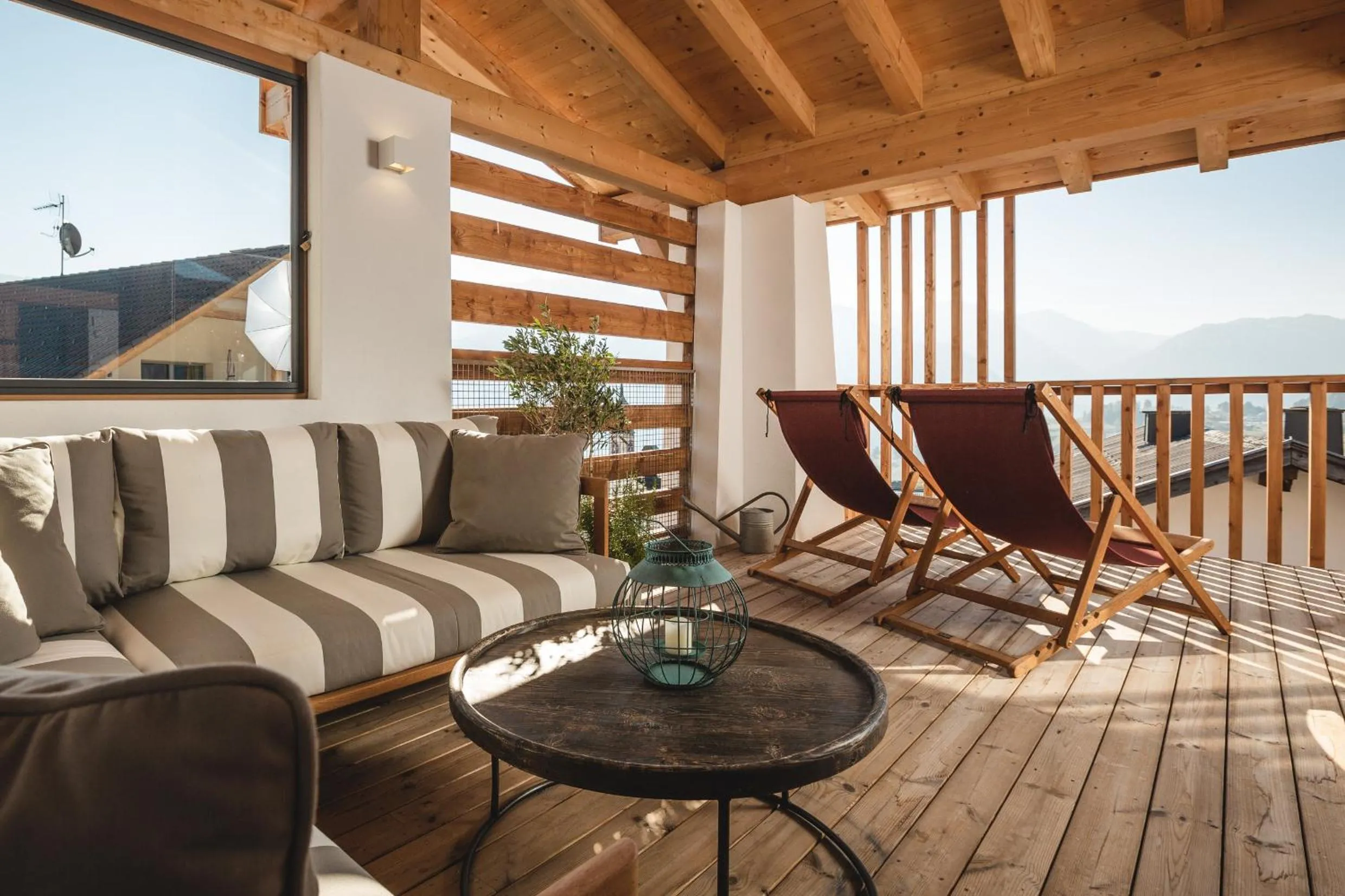 Balcony/Terrace in Chesa Muntanella