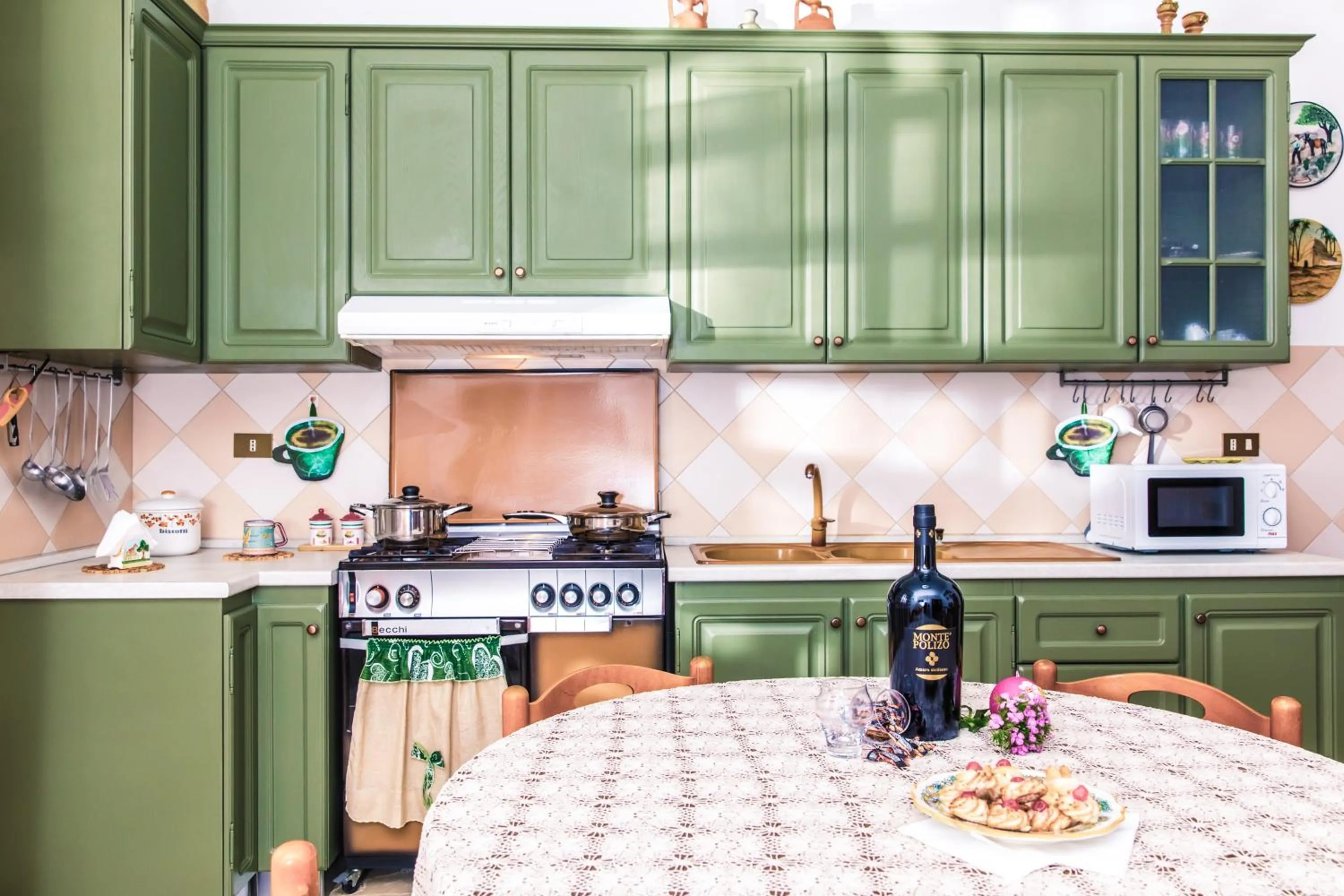Kitchen or kitchenette in Casa Dorotea
