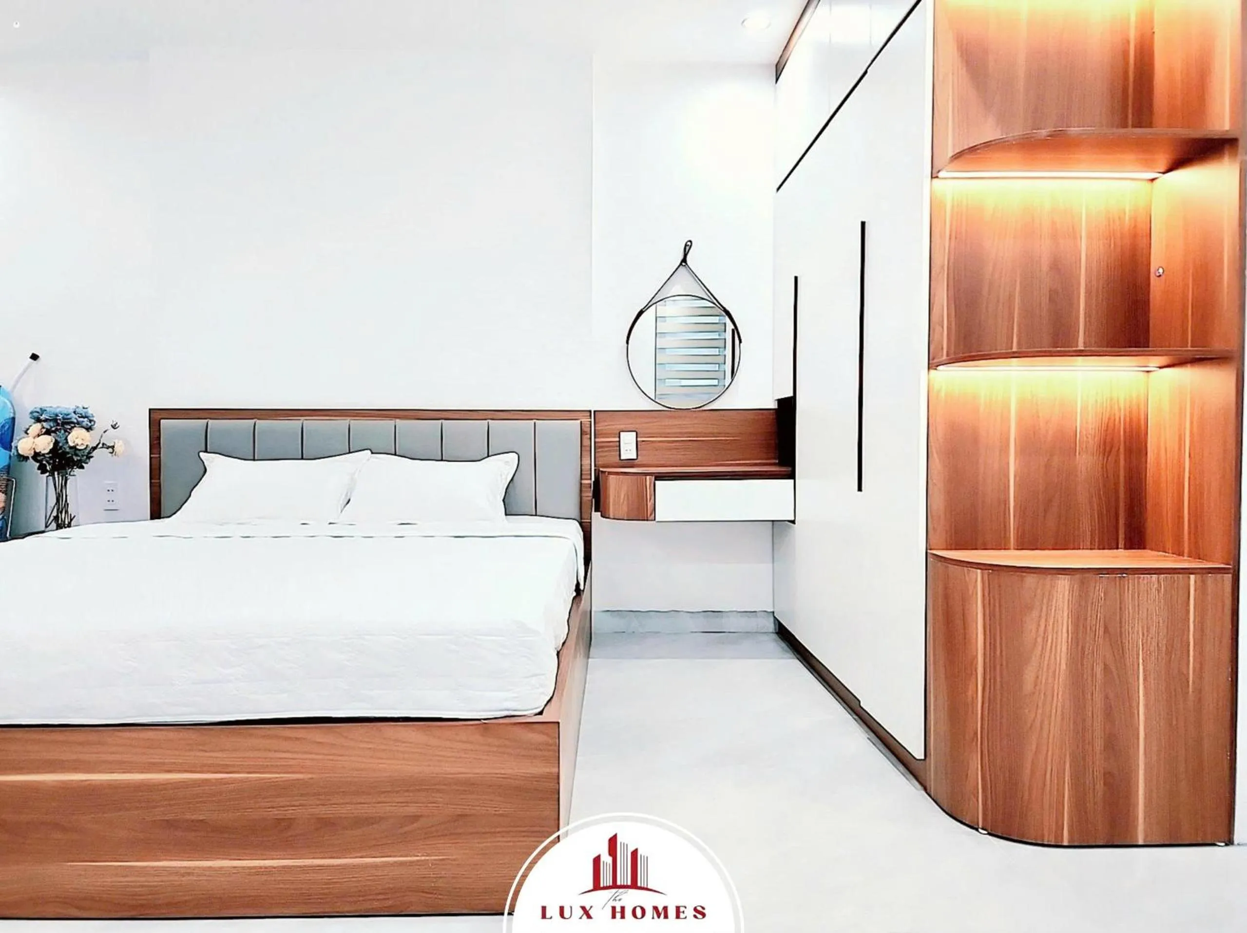 Bed in The LuxHomes Apartment ᵀᴹ I 231 Văn Cao