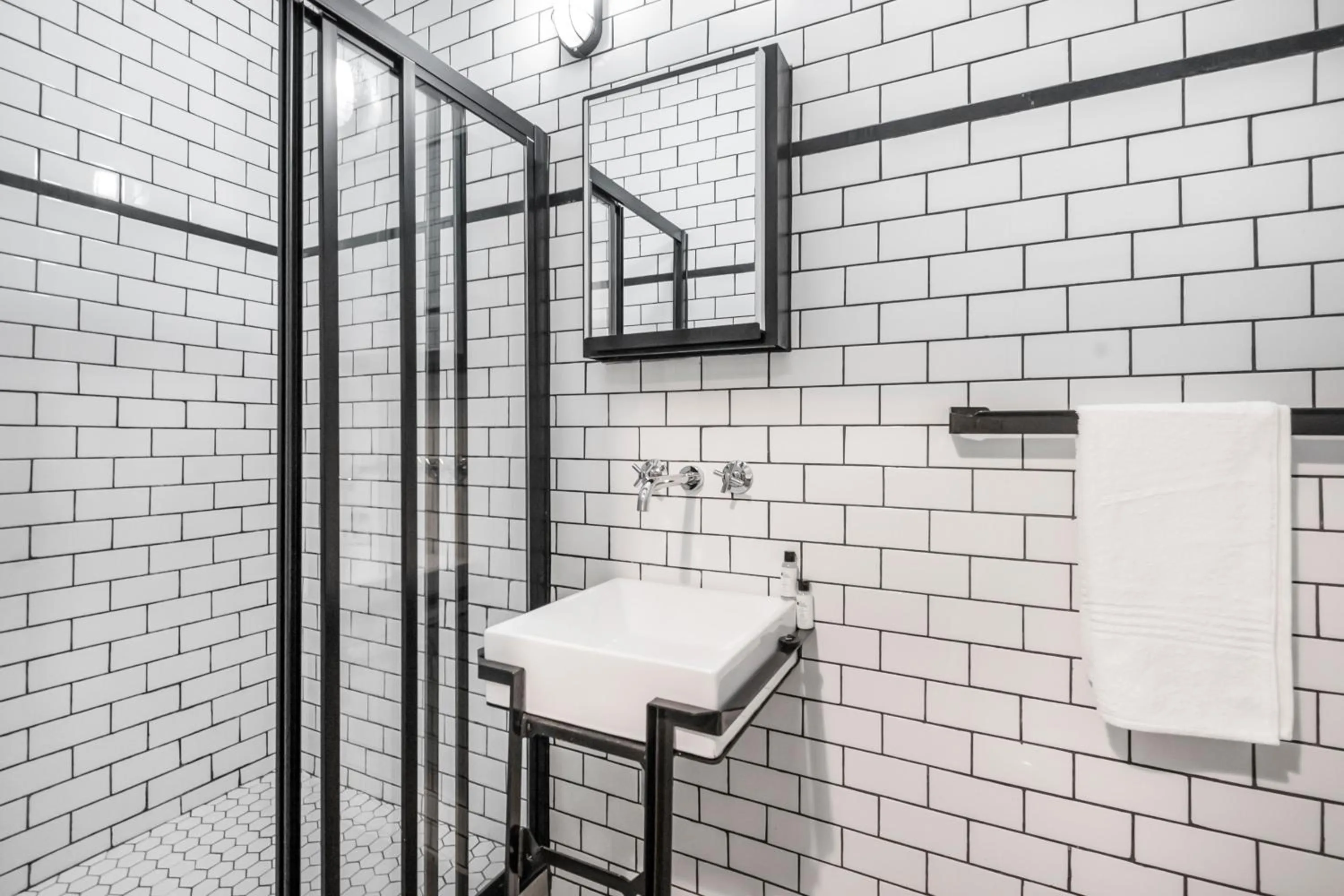 Shower in HAVN Aparthotel by Totalstay