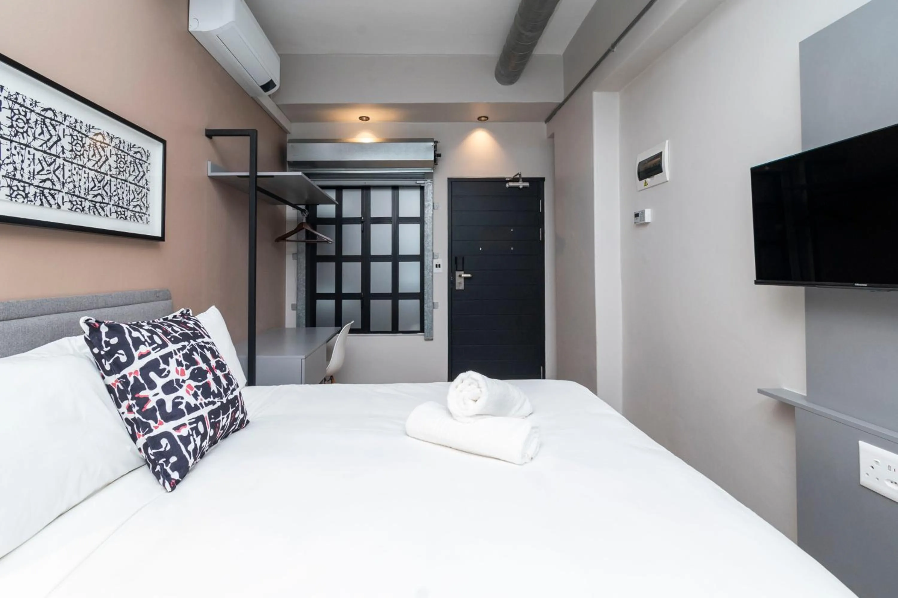 Bedroom, Bed in HAVN Aparthotel by Totalstay