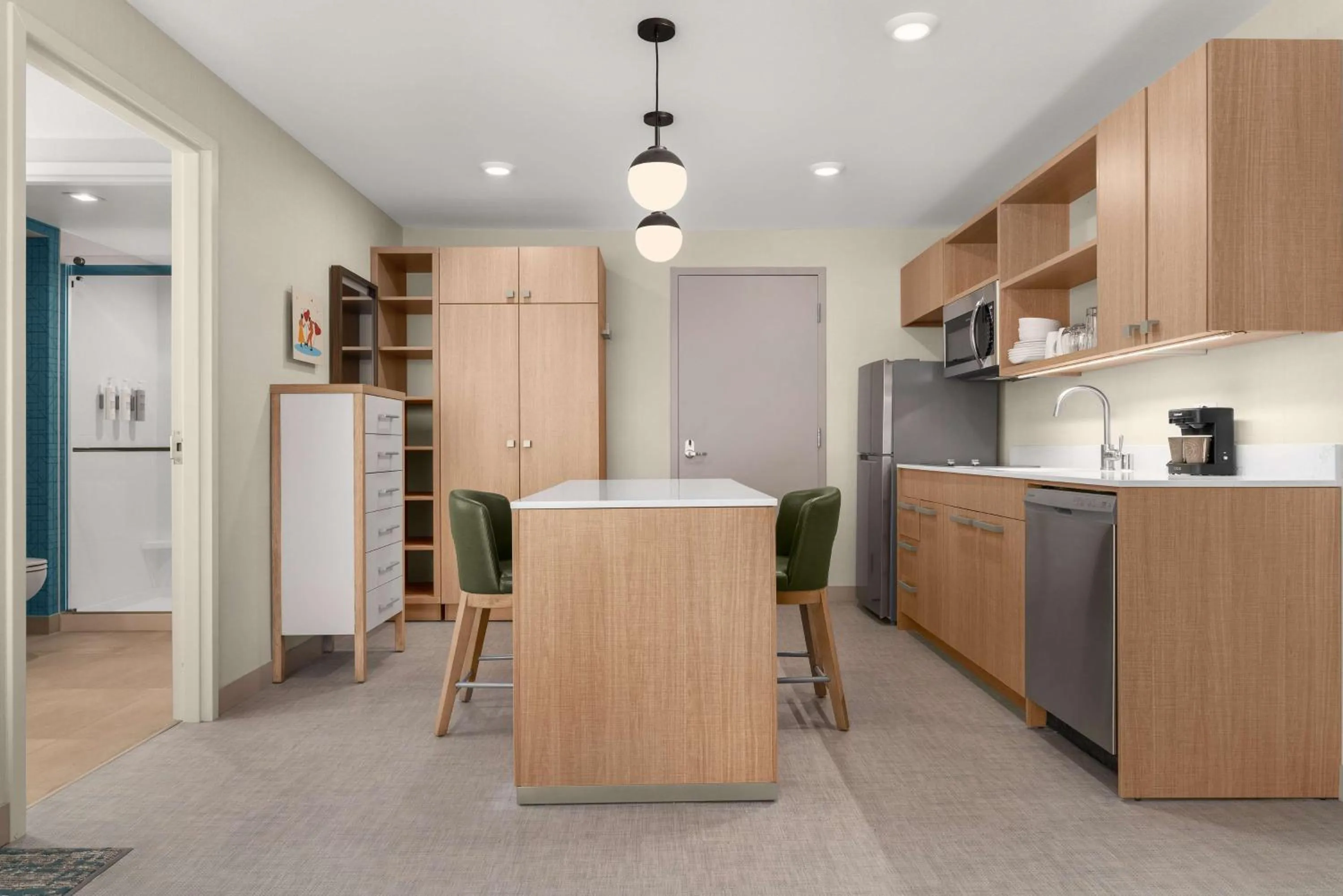 Kitchen or kitchenette in Homewood Suites By Hilton North Las Vegas Speedway