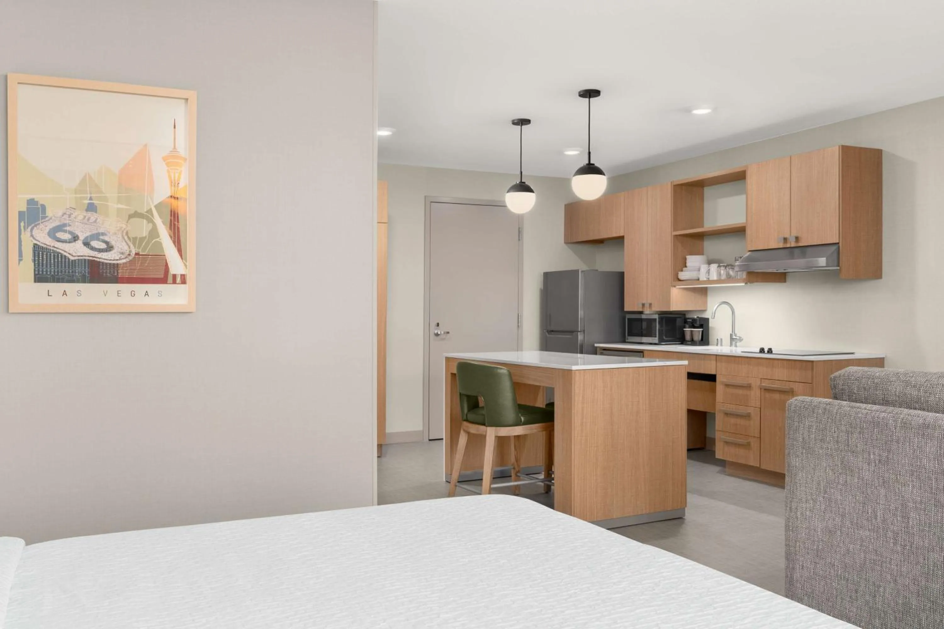 Bed in Homewood Suites By Hilton North Las Vegas Speedway