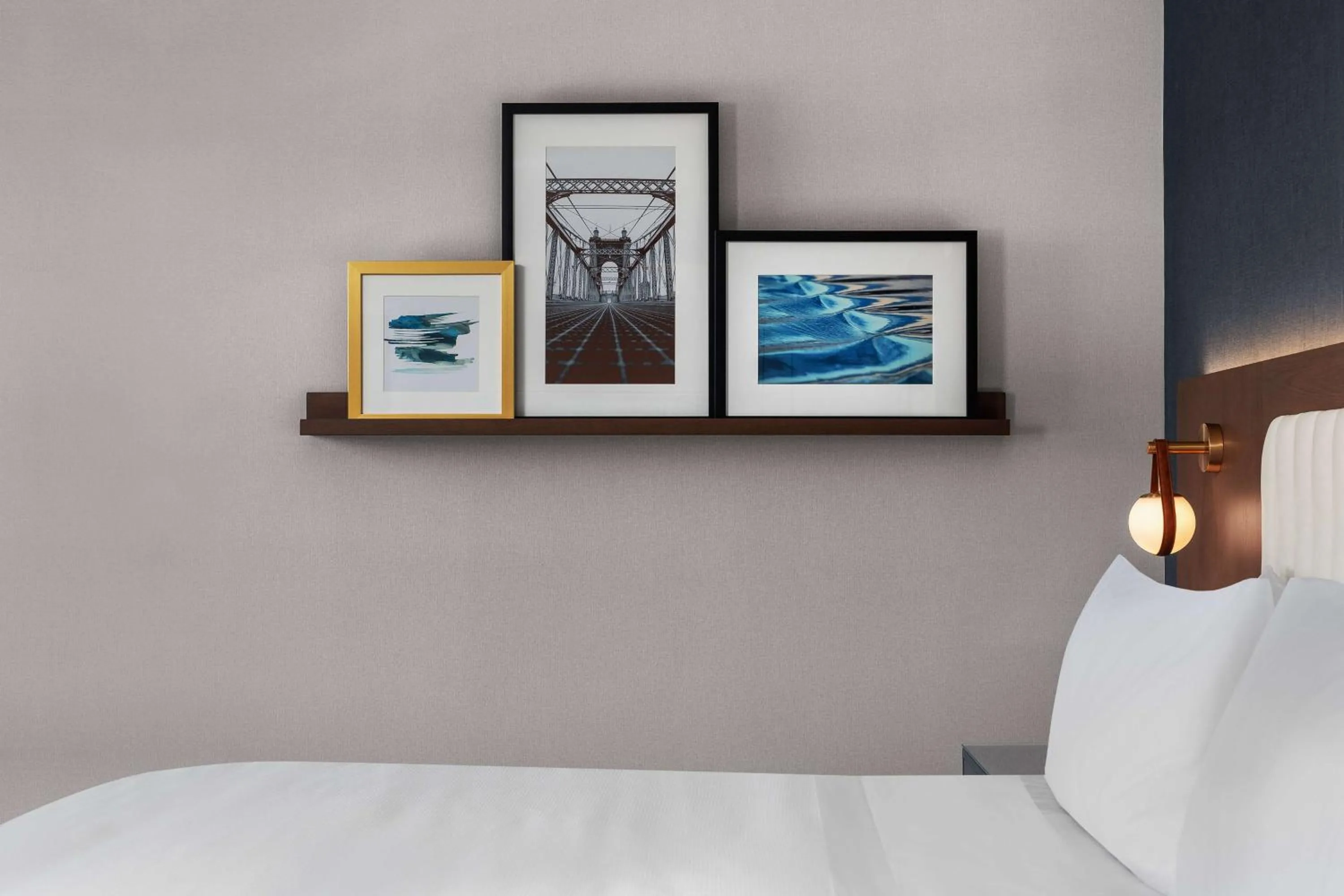 Bed in The Well House Hamilton, Tapestry Collection By Hilton