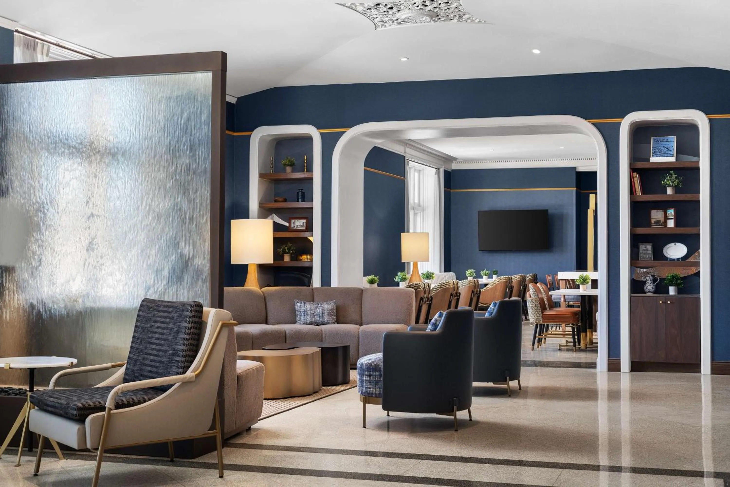 Lobby or reception in The Well House Hamilton, Tapestry Collection By Hilton