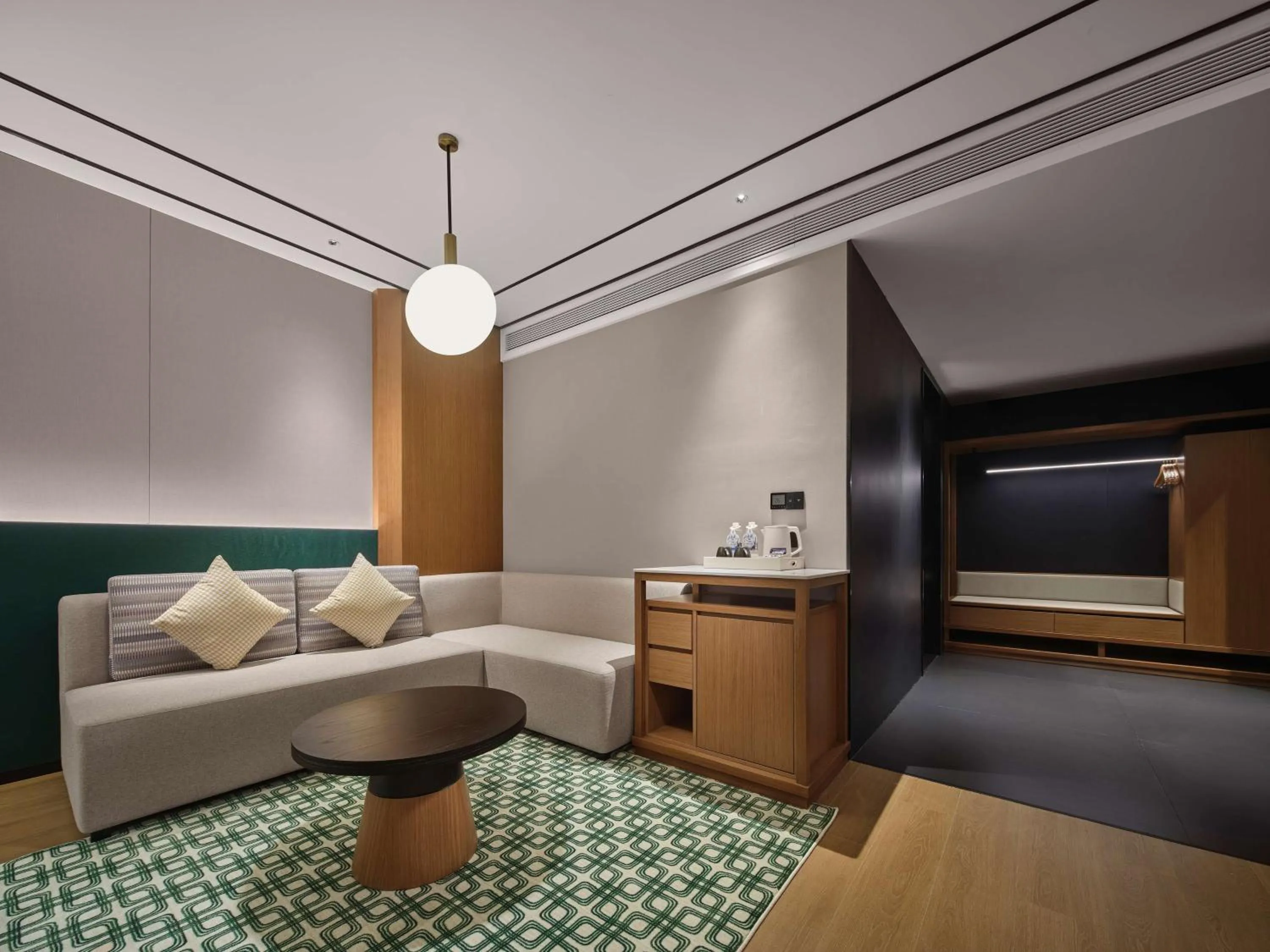 Living room, Bed in Hilton Garden Inn Xi'An Bell Tower