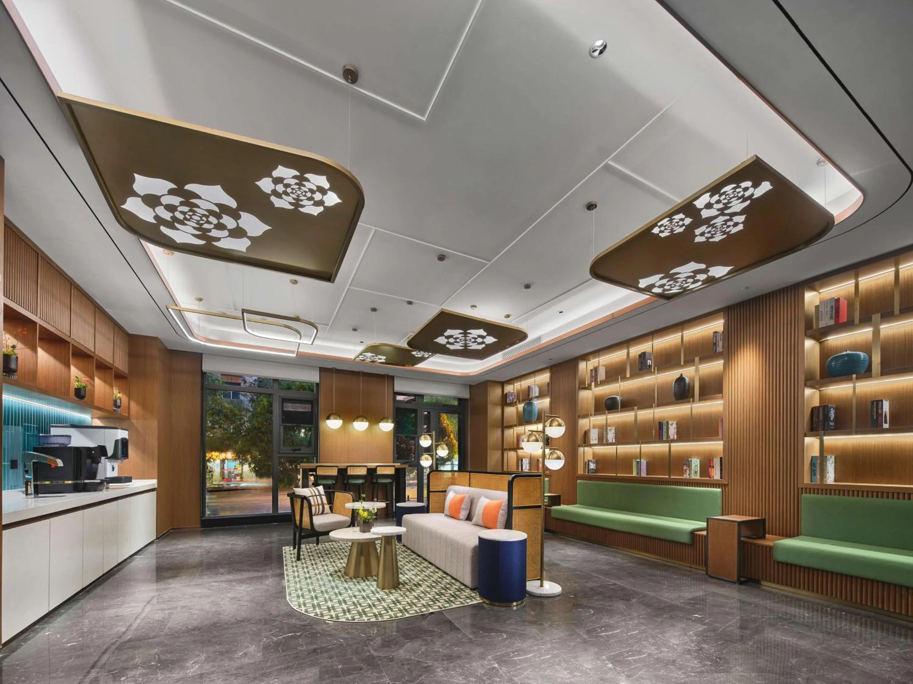 Lobby or reception in Hilton Garden Inn Xi'An Bell Tower