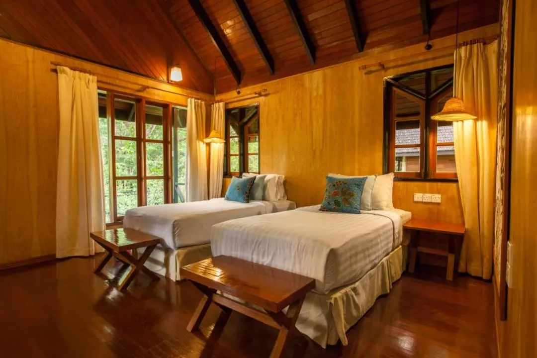 Bed in Sepilok Nature Lodge - Formerly known as Sepilok Nature Resort