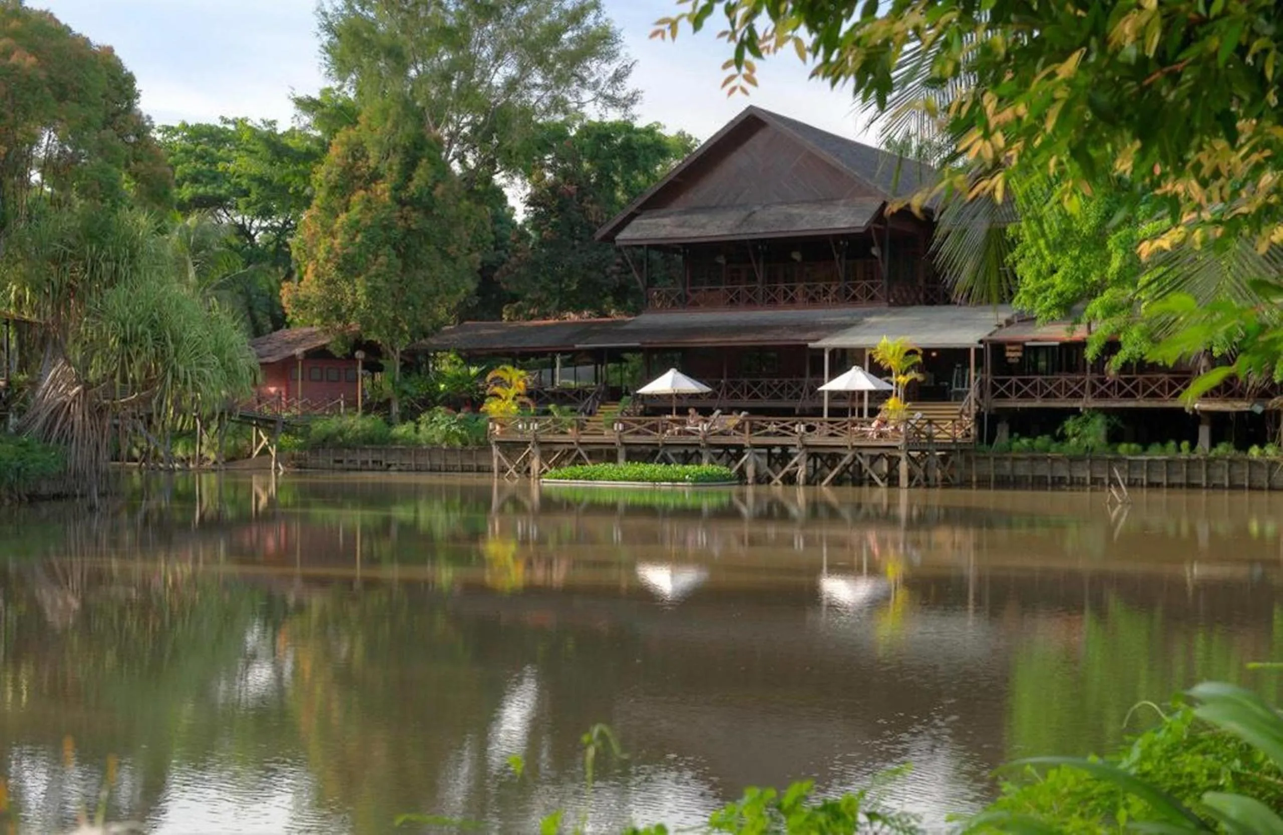 Facade/entrance in Sepilok Nature Lodge - Formerly known as Sepilok Nature Resort