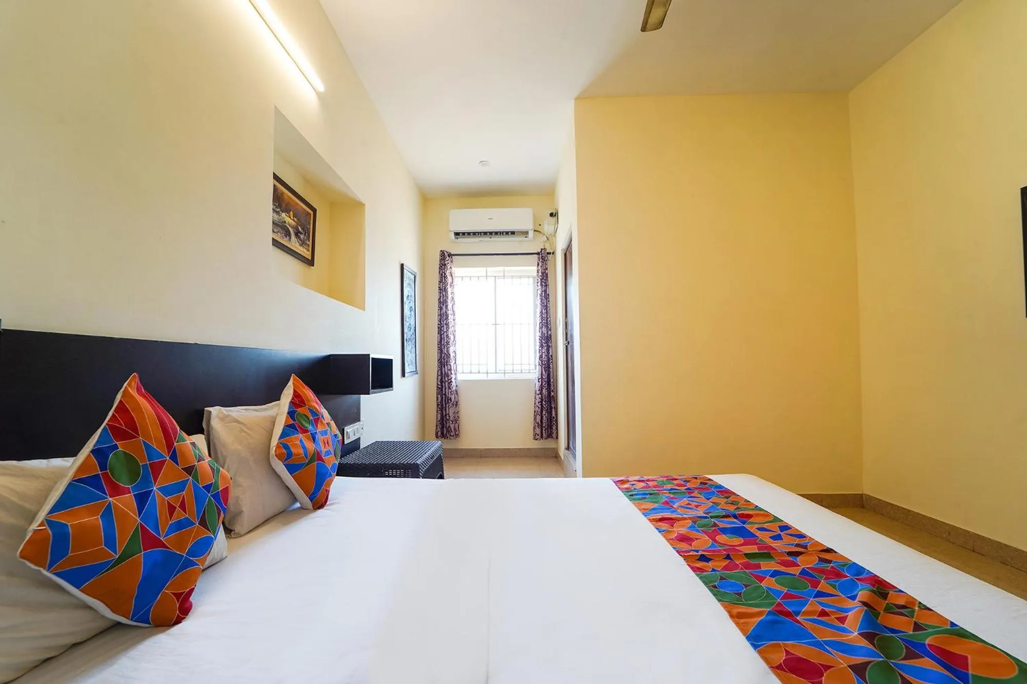 Bed in Via Aarudra s Residency