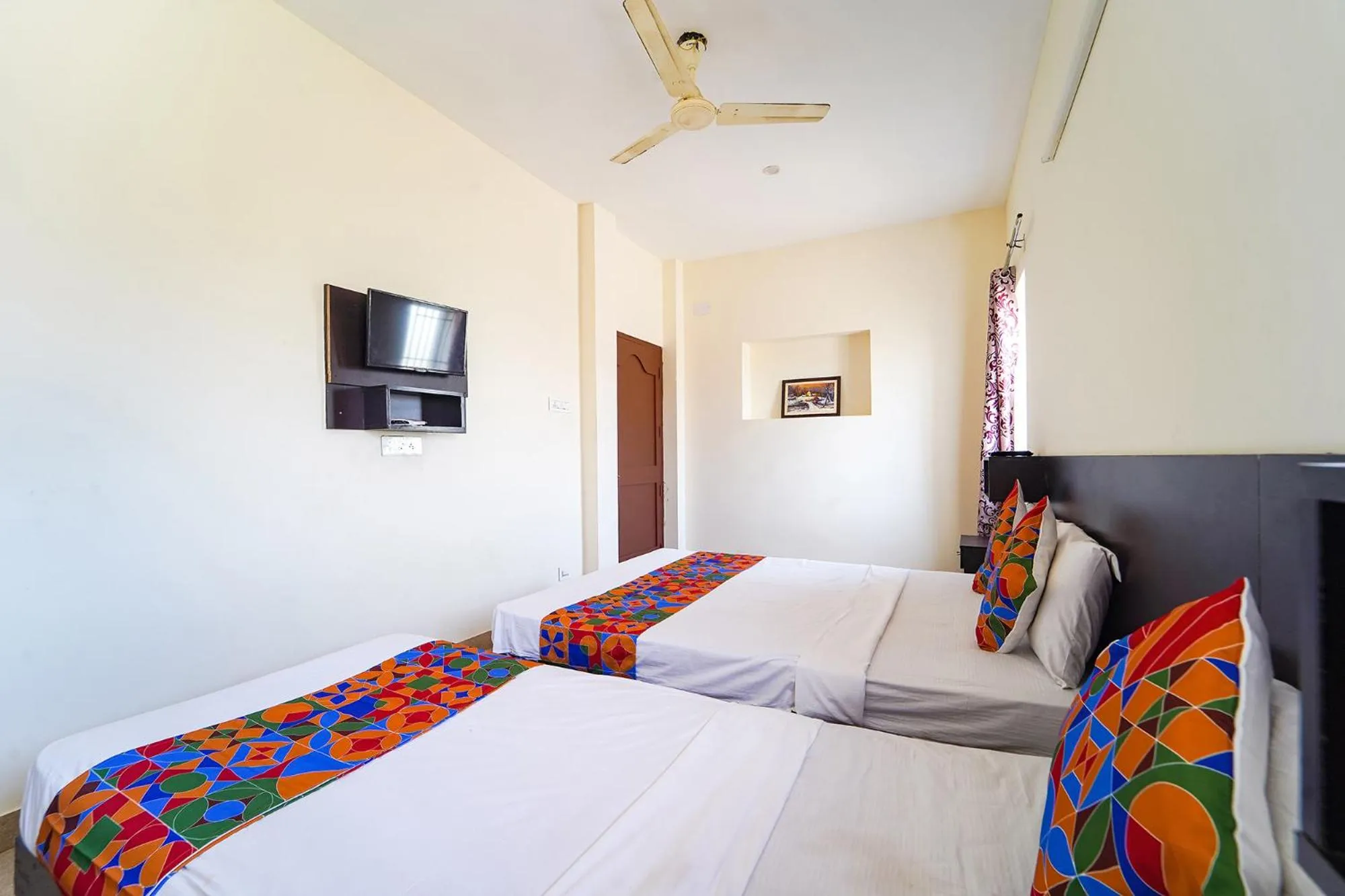 Bed in Via Aarudra s Residency