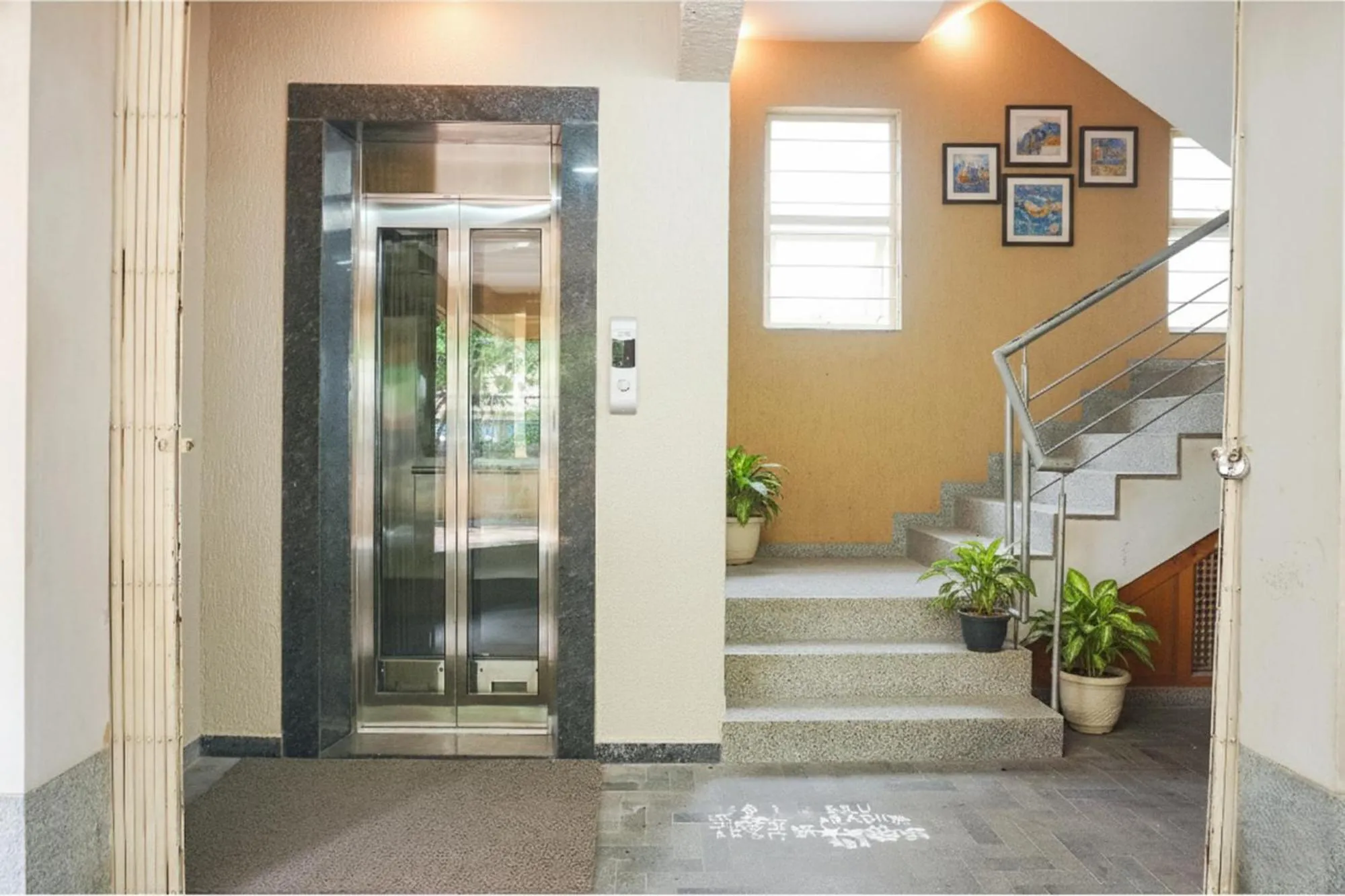 elevator in Via Shree Haree Residency