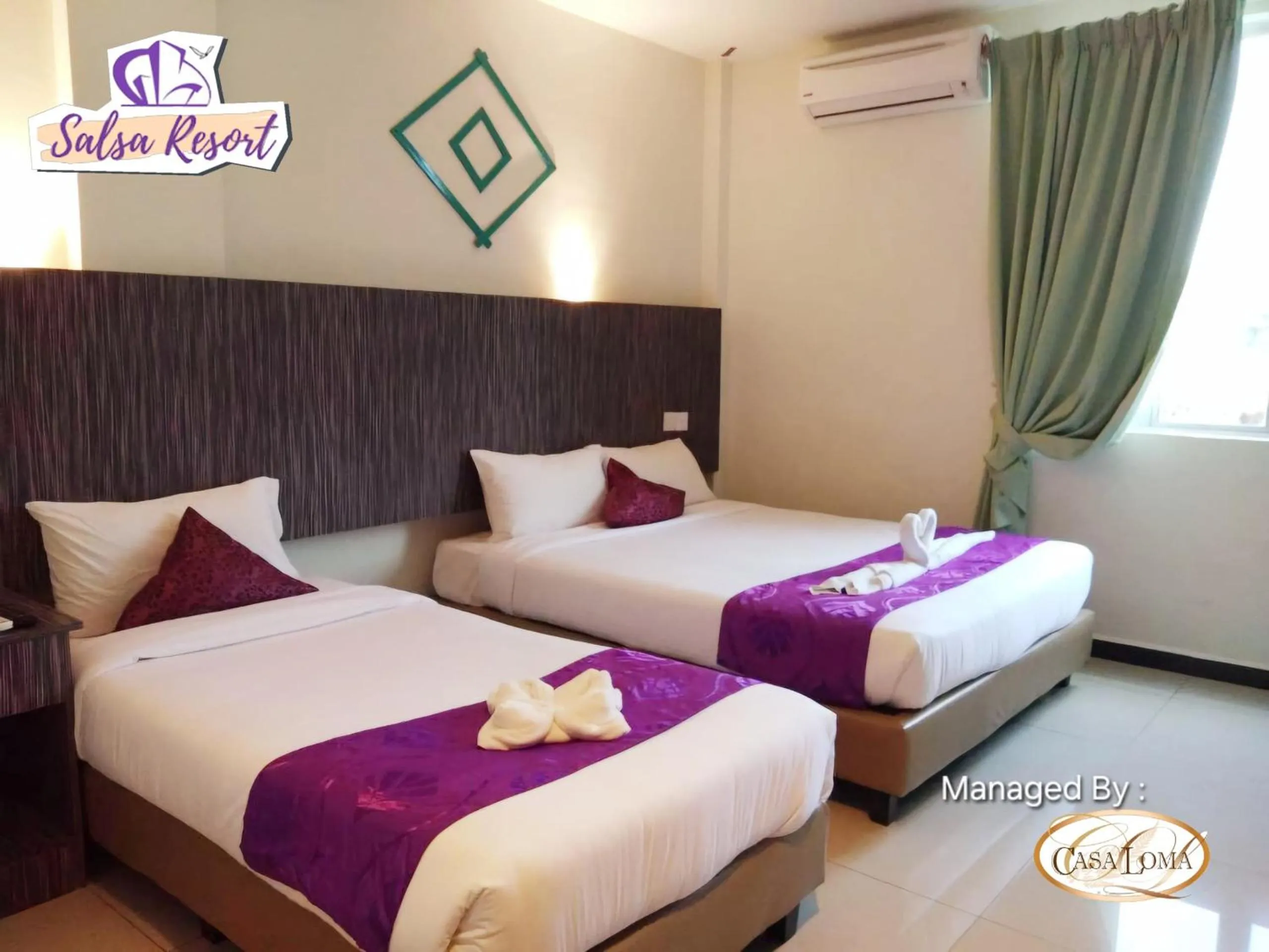 Bed in Salsa Resort Langkawi By Casa Loma