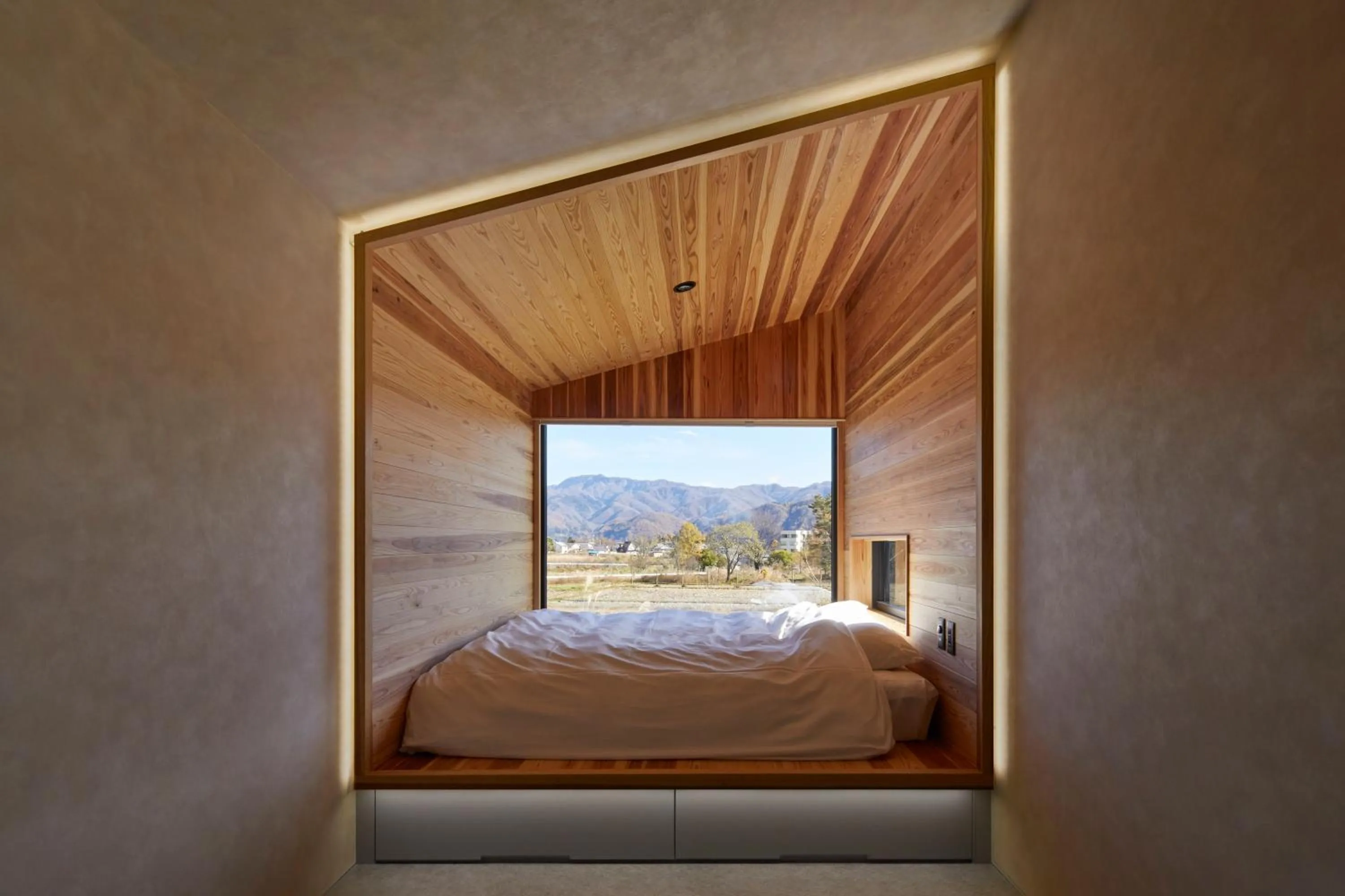 Photo of the whole room, Bed in Reposer Hakuba