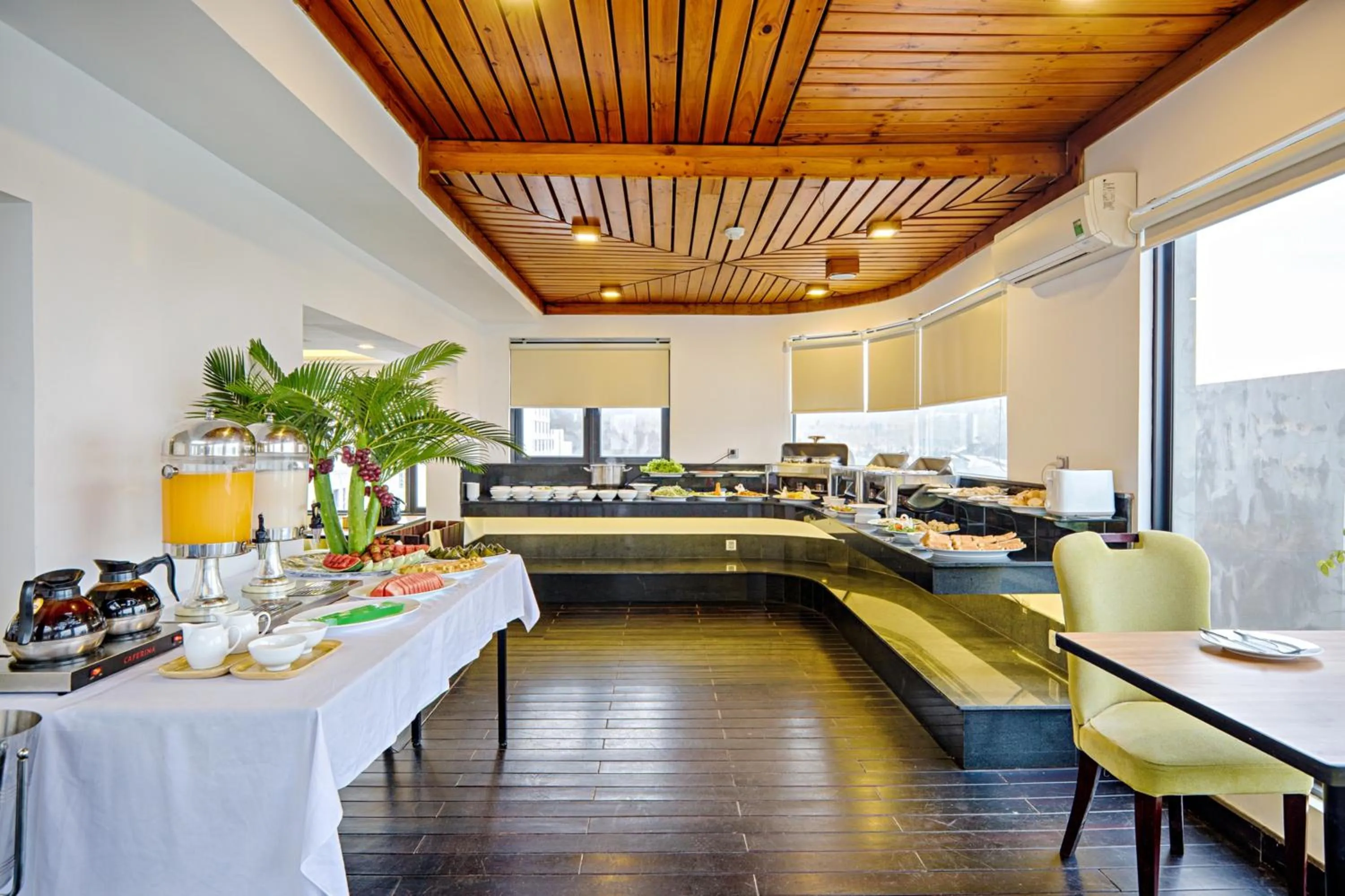 Buffet breakfast in Ocean Haven Hotel