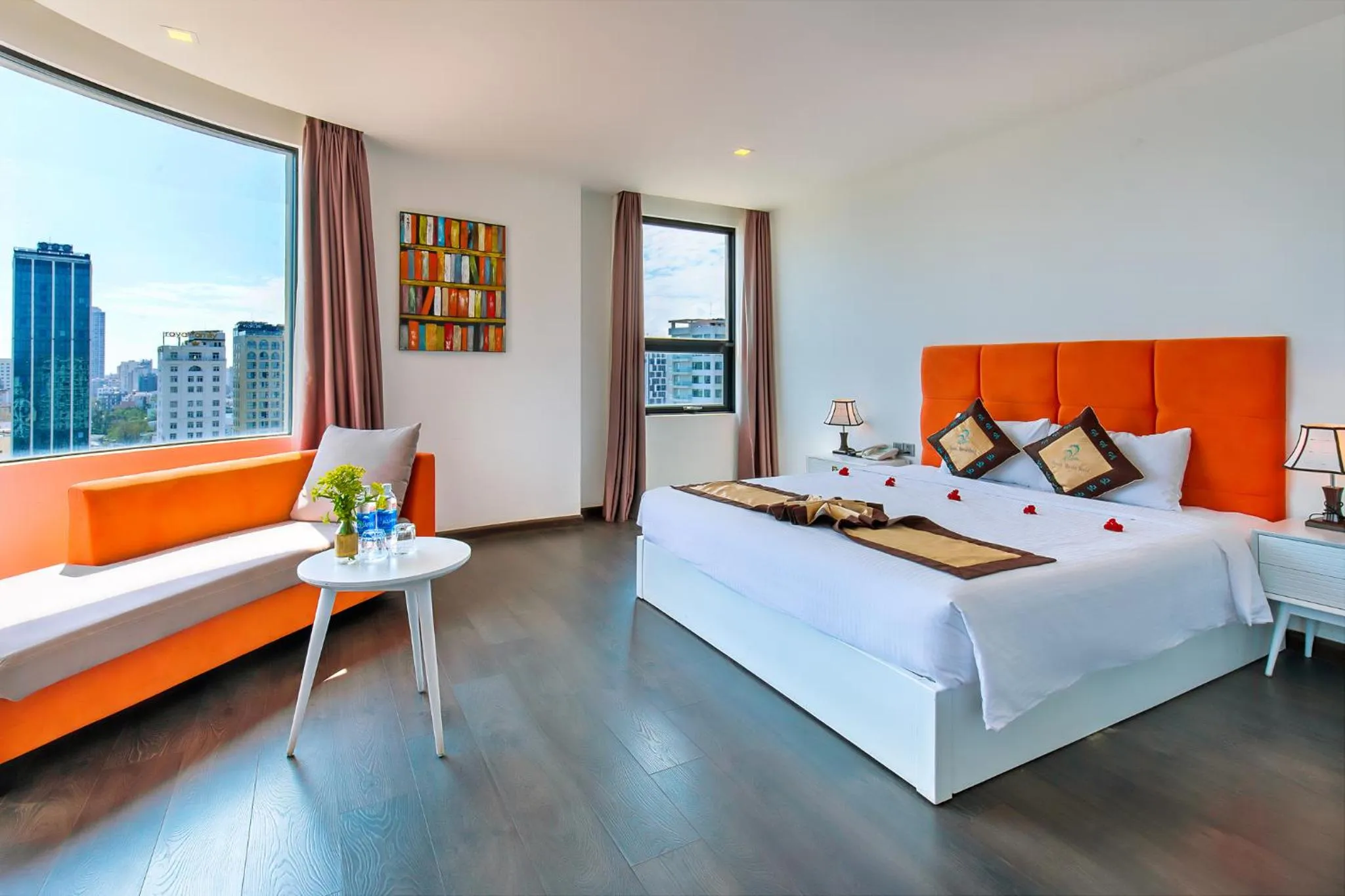 City view, Bed in Ocean Haven Hotel