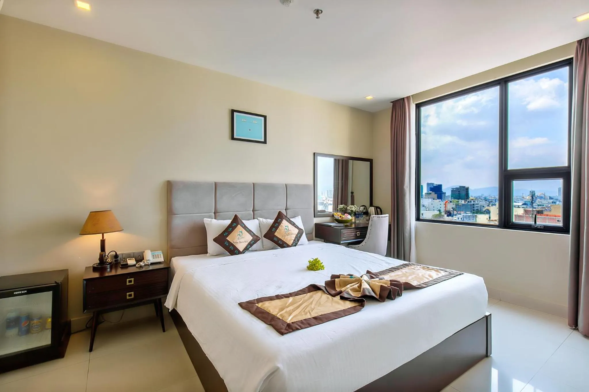 City view, Bed in Ocean Haven Hotel
